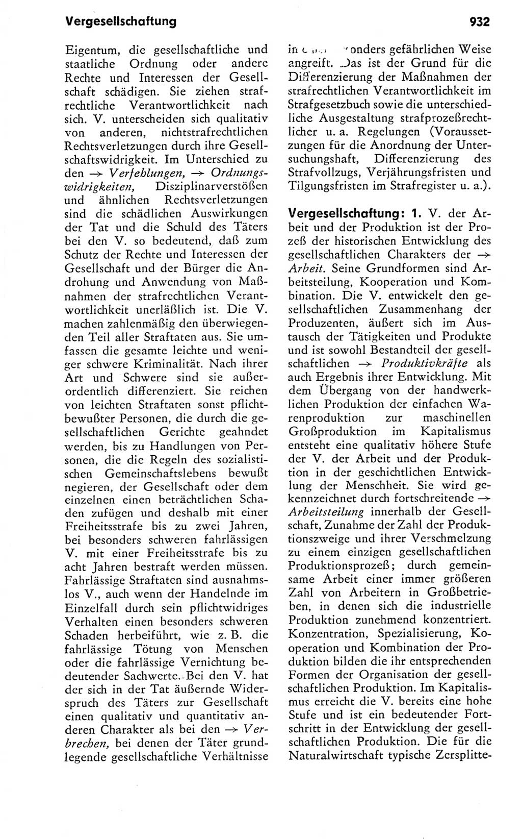 Kleines politisches Wörterbuch [Deutsche Demokratische Republik (DDR)] 1978, Seite 932 (Kl. pol. Wb. DDR 1978, S. 932)