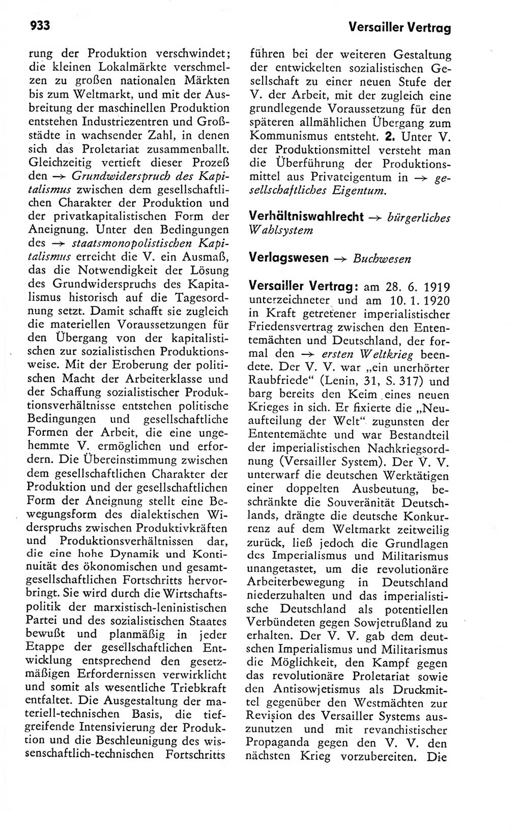 Kleines politisches Wörterbuch [Deutsche Demokratische Republik (DDR)] 1978, Seite 933 (Kl. pol. Wb. DDR 1978, S. 933)