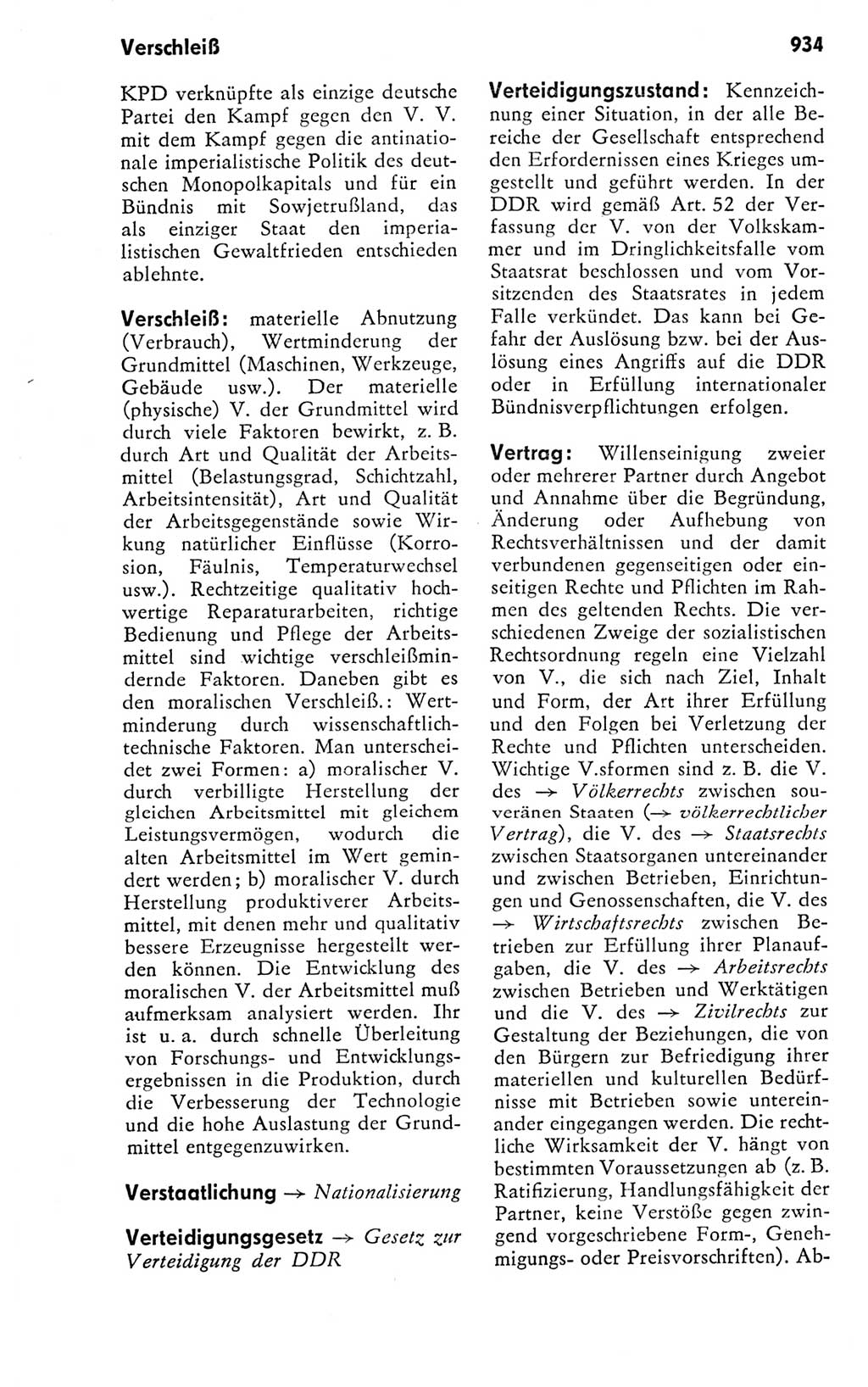 Kleines politisches Wörterbuch [Deutsche Demokratische Republik (DDR)] 1978, Seite 934 (Kl. pol. Wb. DDR 1978, S. 934)