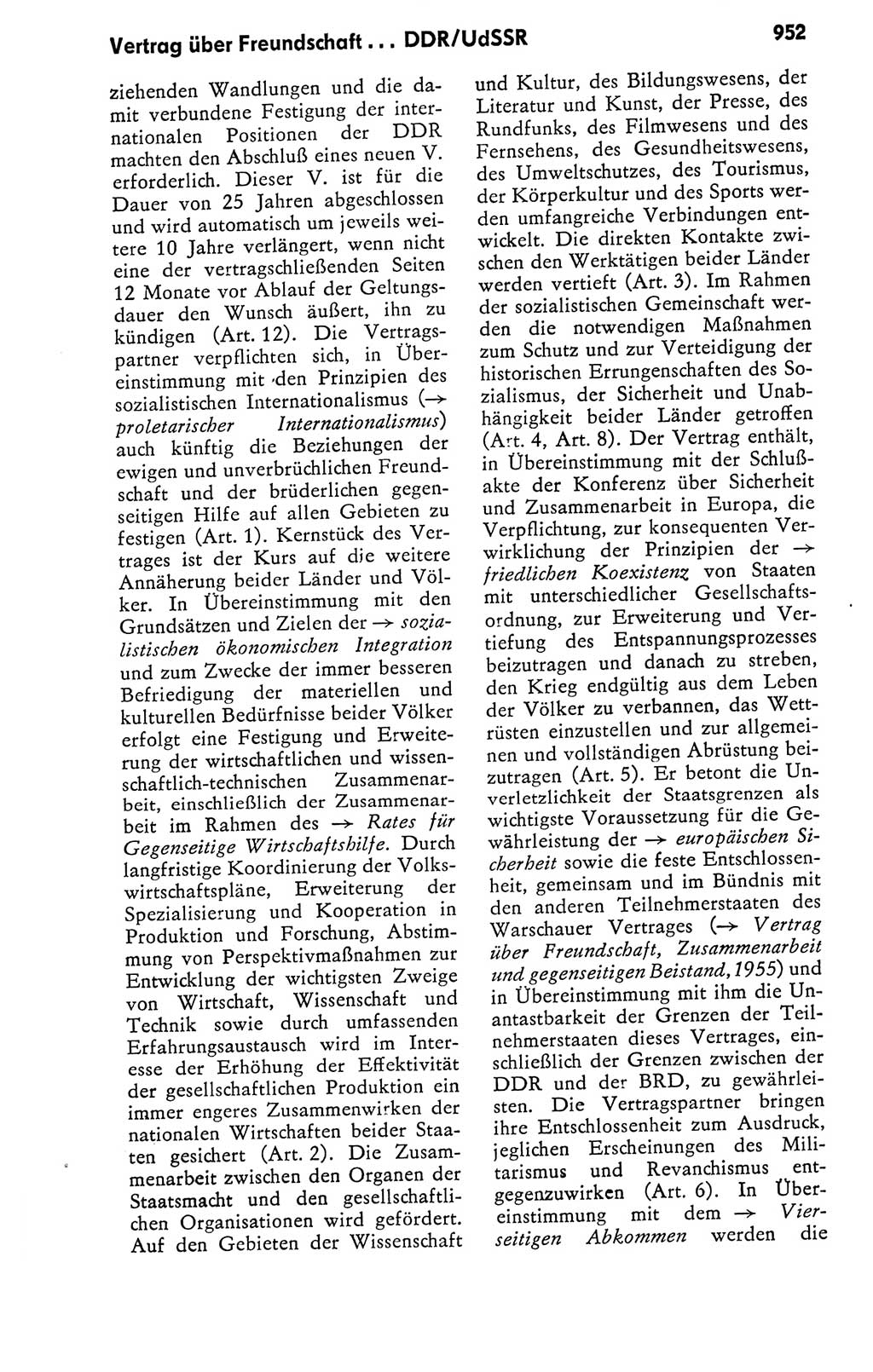 Kleines politisches Wörterbuch [Deutsche Demokratische Republik (DDR)] 1978, Seite 952 (Kl. pol. Wb. DDR 1978, S. 952)
