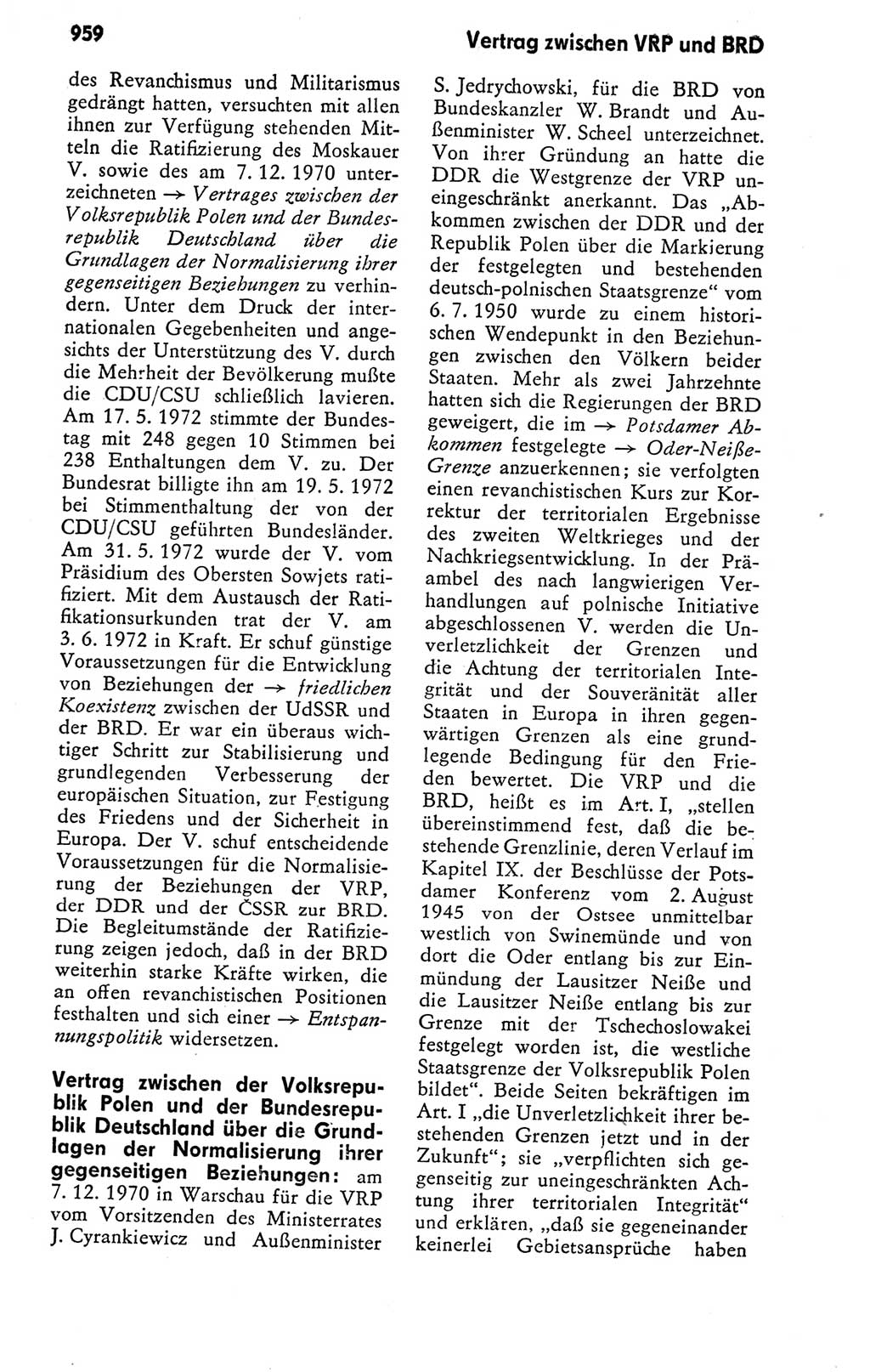 Kleines politisches Wörterbuch [Deutsche Demokratische Republik (DDR)] 1978, Seite 959 (Kl. pol. Wb. DDR 1978, S. 959)