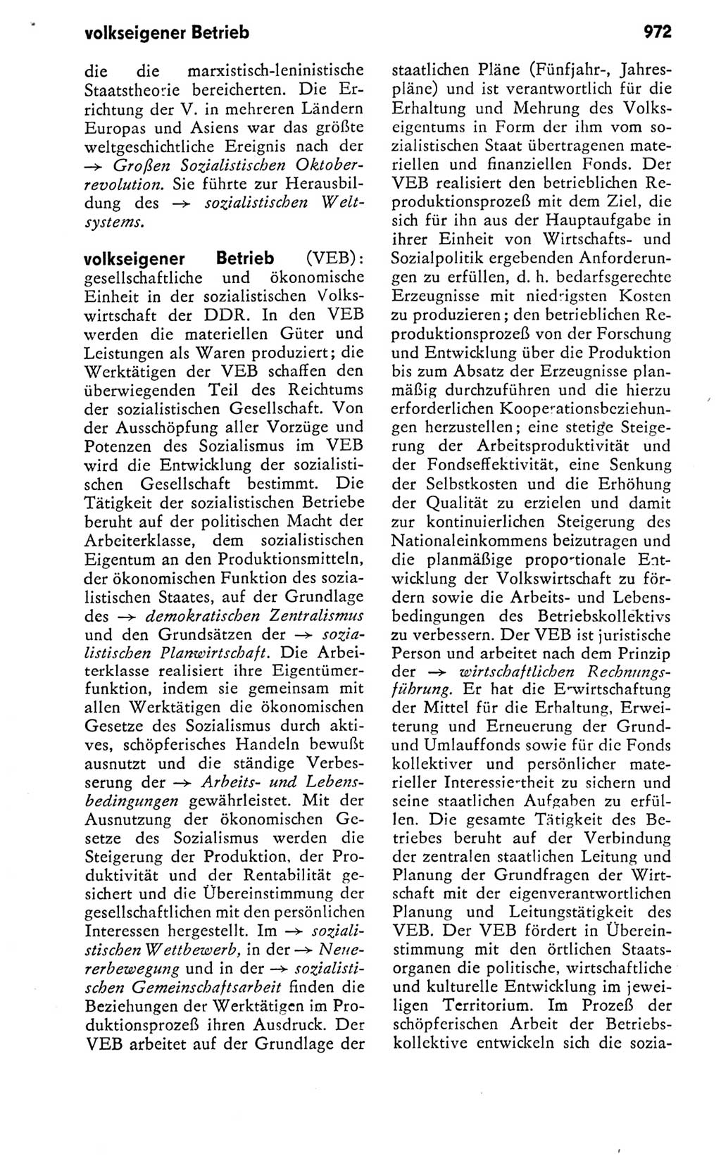 Kleines politisches Wörterbuch [Deutsche Demokratische Republik (DDR)] 1978, Seite 972 (Kl. pol. Wb. DDR 1978, S. 972)