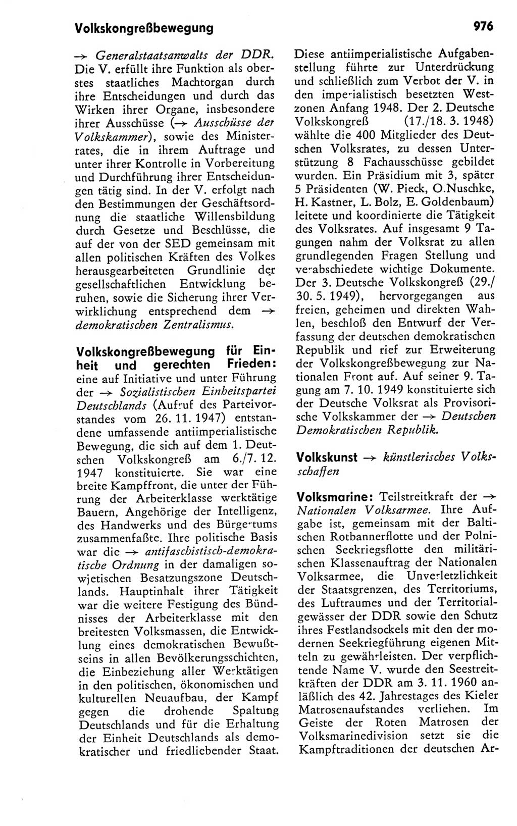Kleines politisches Wörterbuch [Deutsche Demokratische Republik (DDR)] 1978, Seite 976 (Kl. pol. Wb. DDR 1978, S. 976)