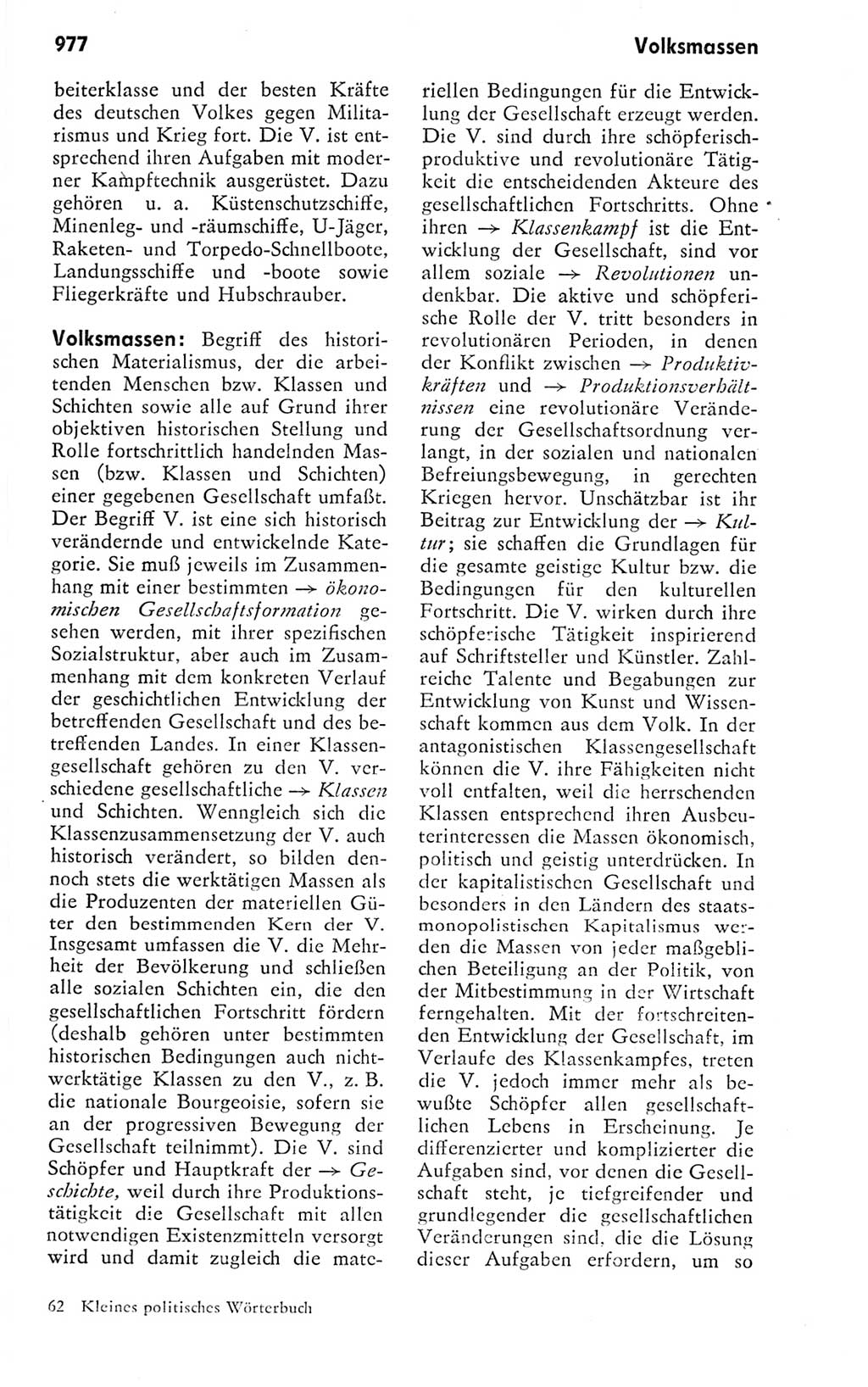 Kleines politisches Wörterbuch [Deutsche Demokratische Republik (DDR)] 1978, Seite 977 (Kl. pol. Wb. DDR 1978, S. 977)