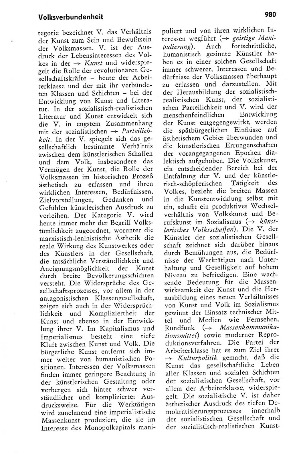 Kleines politisches Wörterbuch [Deutsche Demokratische Republik (DDR)] 1978, Seite 980 (Kl. pol. Wb. DDR 1978, S. 980)