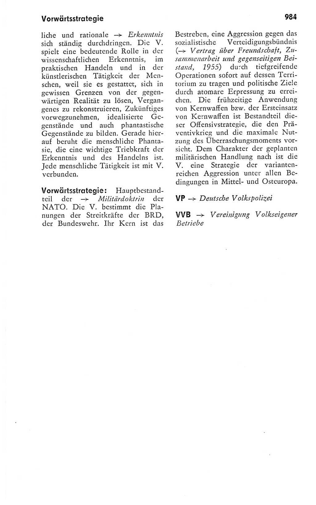 Kleines politisches Wörterbuch [Deutsche Demokratische Republik (DDR)] 1978, Seite 984 (Kl. pol. Wb. DDR 1978, S. 984)