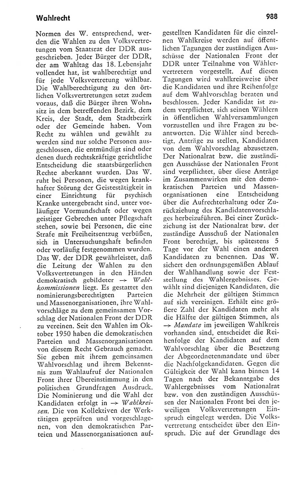 Kleines politisches Wörterbuch [Deutsche Demokratische Republik (DDR)] 1978, Seite 988 (Kl. pol. Wb. DDR 1978, S. 988)