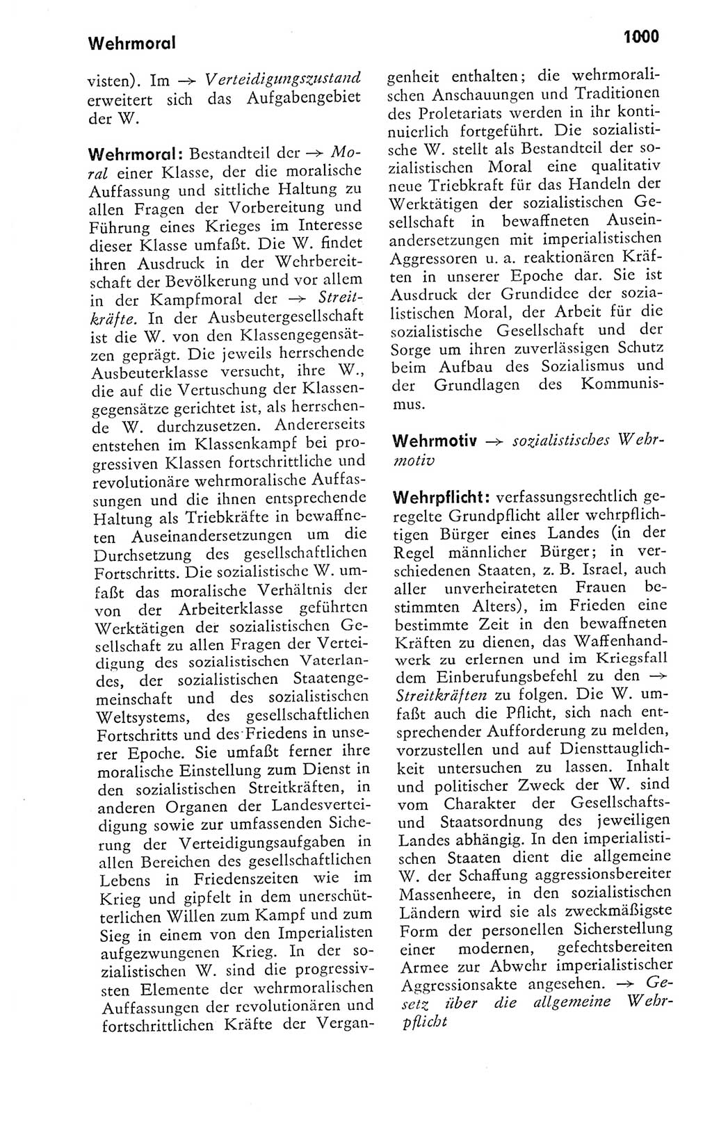 Kleines politisches Wörterbuch [Deutsche Demokratische Republik (DDR)] 1978, Seite 1000 (Kl. pol. Wb. DDR 1978, S. 1000)