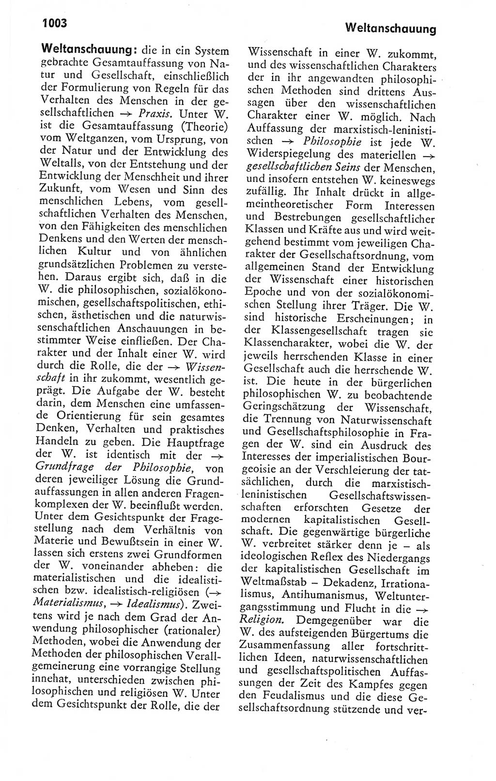 Kleines politisches Wörterbuch [Deutsche Demokratische Republik (DDR)] 1978, Seite 1003 (Kl. pol. Wb. DDR 1978, S. 1003)