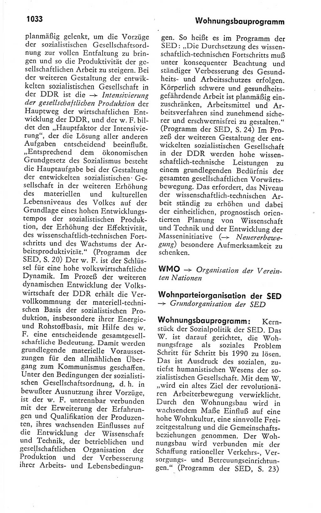 Kleines politisches Wörterbuch [Deutsche Demokratische Republik (DDR)] 1978, Seite 1033 (Kl. pol. Wb. DDR 1978, S. 1033)