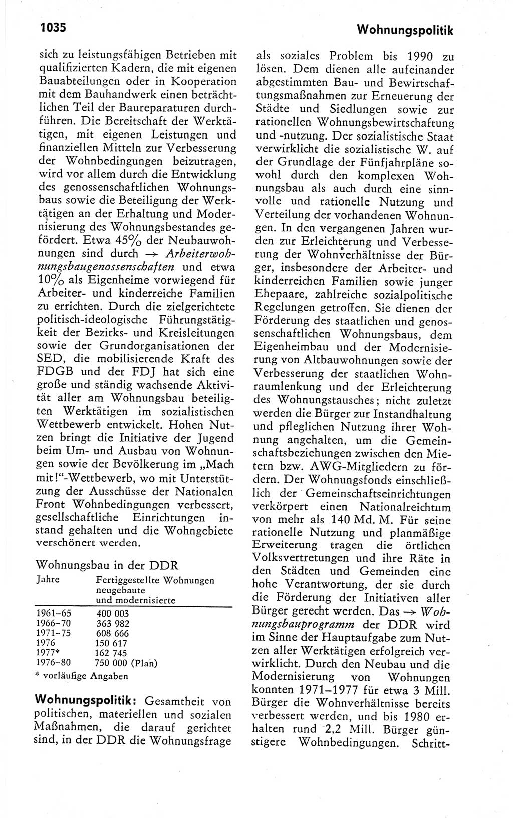 Kleines politisches Wörterbuch [Deutsche Demokratische Republik (DDR)] 1978, Seite 1035 (Kl. pol. Wb. DDR 1978, S. 1035)