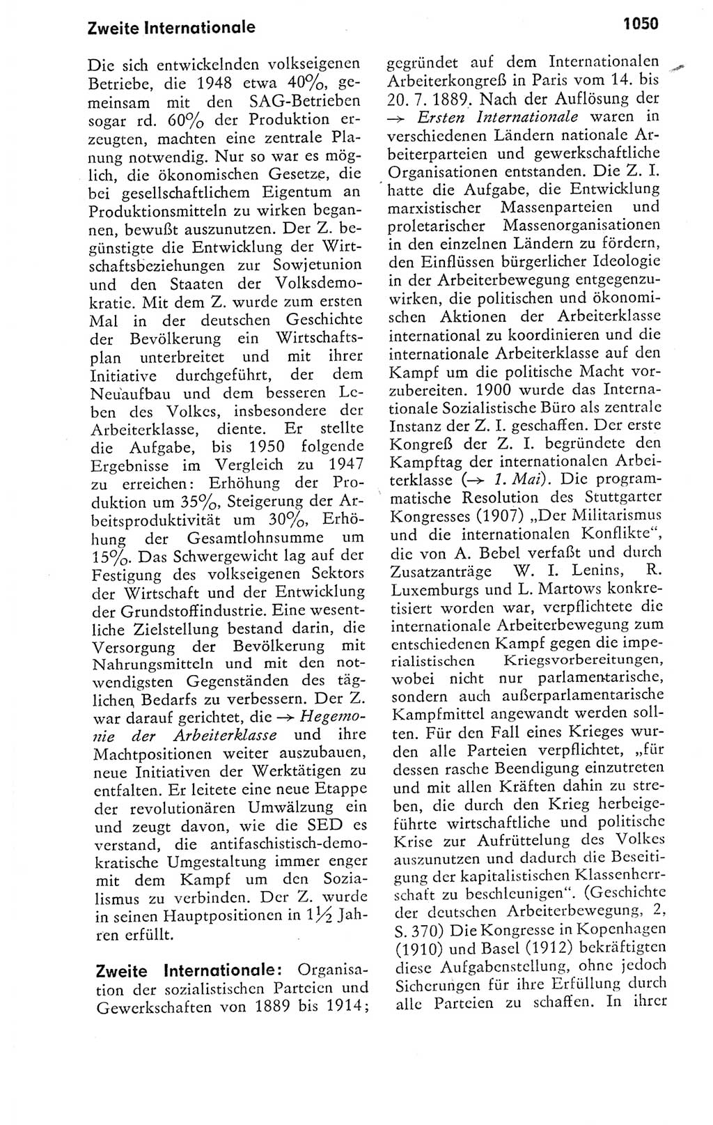 Kleines politisches Wörterbuch [Deutsche Demokratische Republik (DDR)] 1978, Seite 1050 (Kl. pol. Wb. DDR 1978, S. 1050)