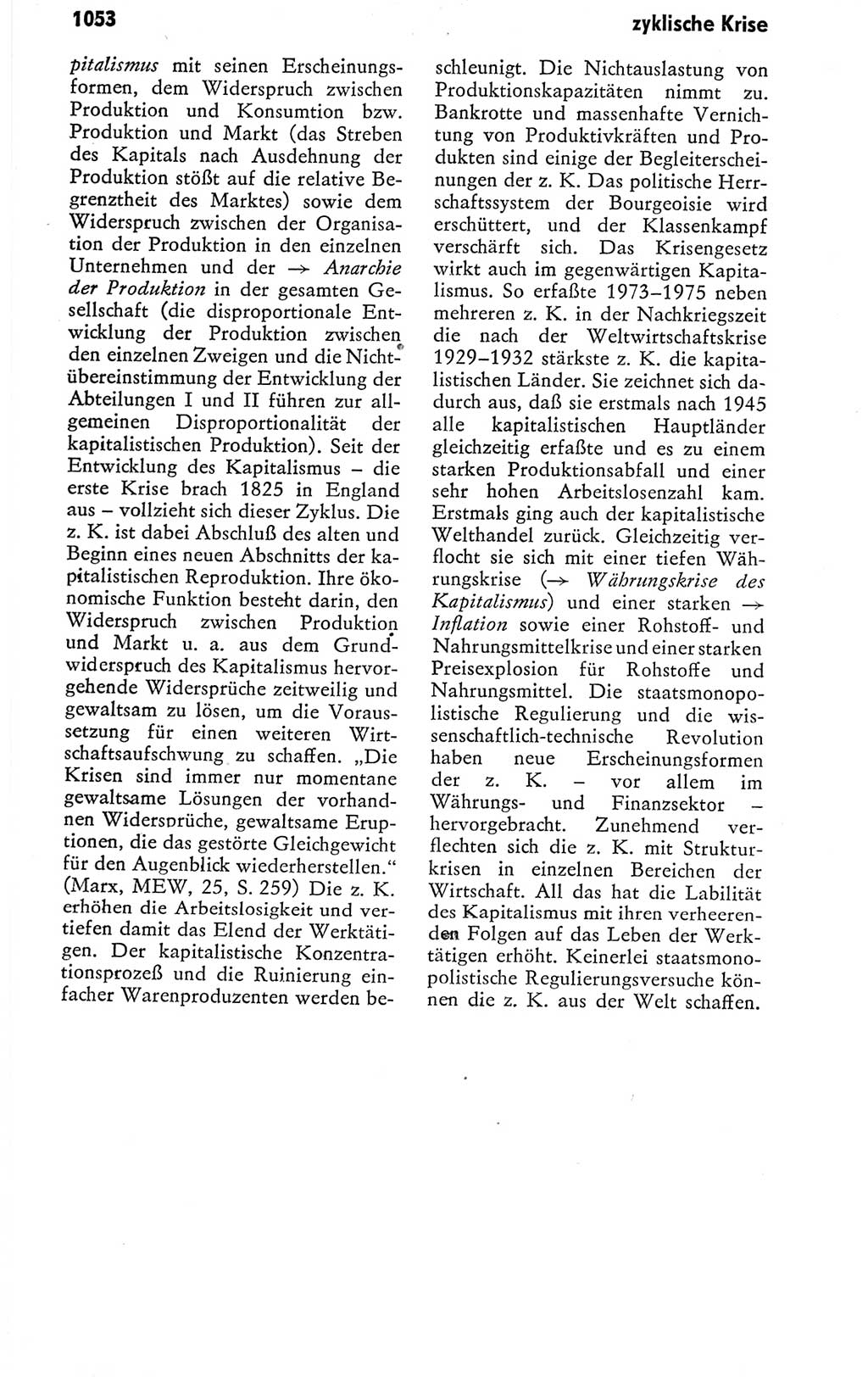 Kleines politisches Wörterbuch [Deutsche Demokratische Republik (DDR)] 1978, Seite 1053 (Kl. pol. Wb. DDR 1978, S. 1053)