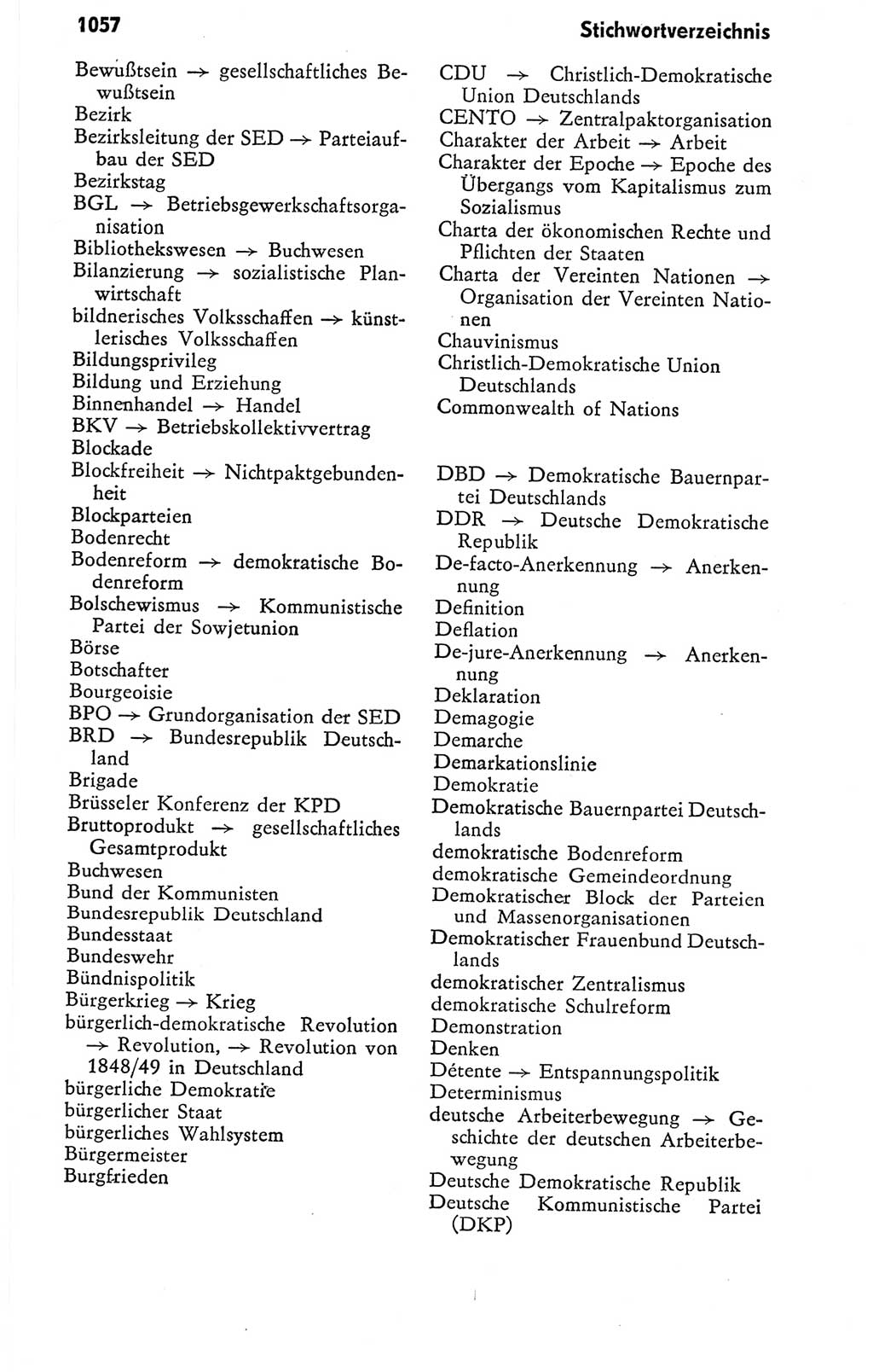 Kleines politisches Wörterbuch [Deutsche Demokratische Republik (DDR)] 1978, Seite 1057 (Kl. pol. Wb. DDR 1978, S. 1057)