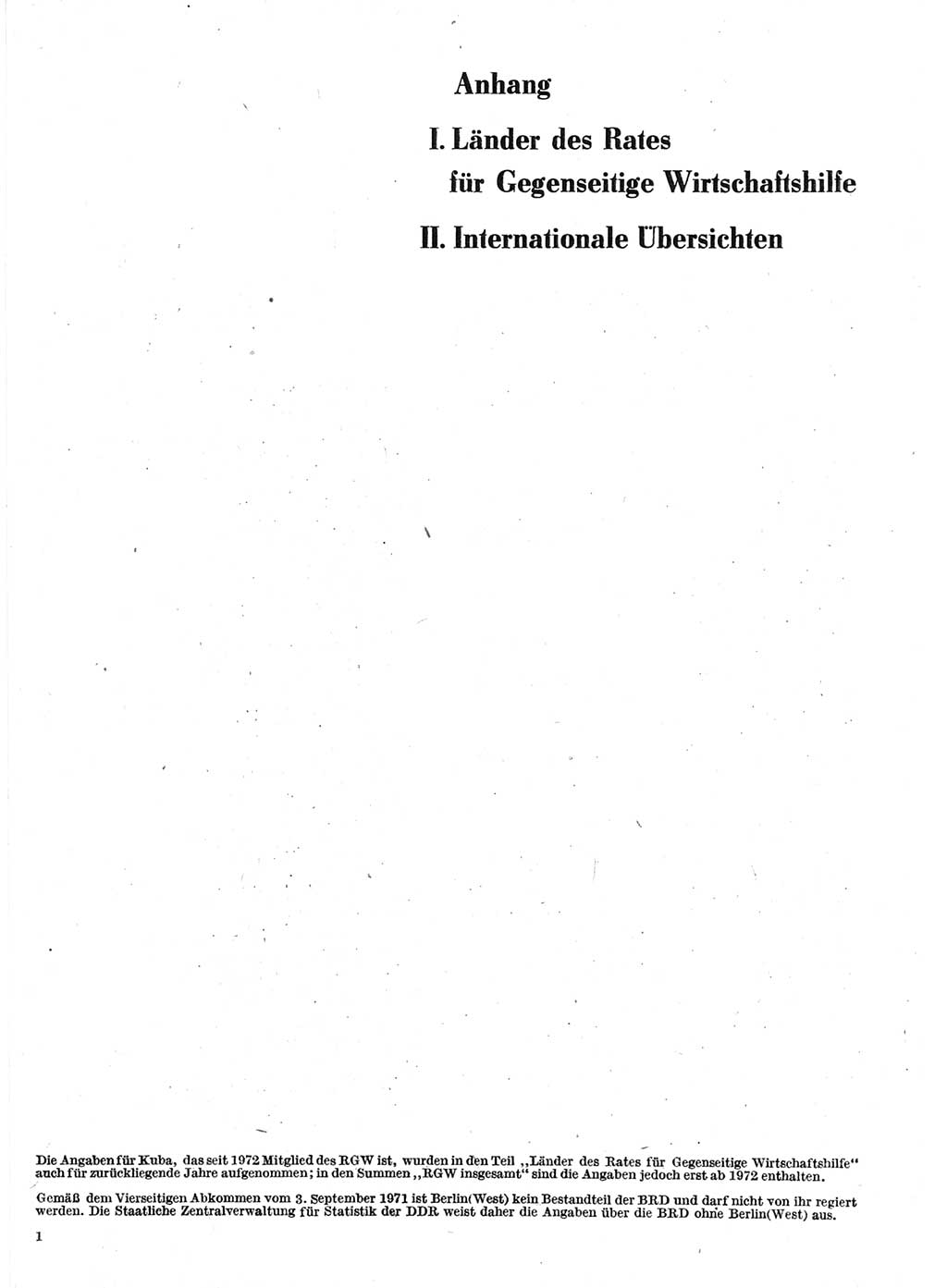 Statistisches Jahrbuch der Deutschen Demokratischen Republik (DDR) 1978, Seite 1 (Stat. Jb. DDR 1978, S. 1)