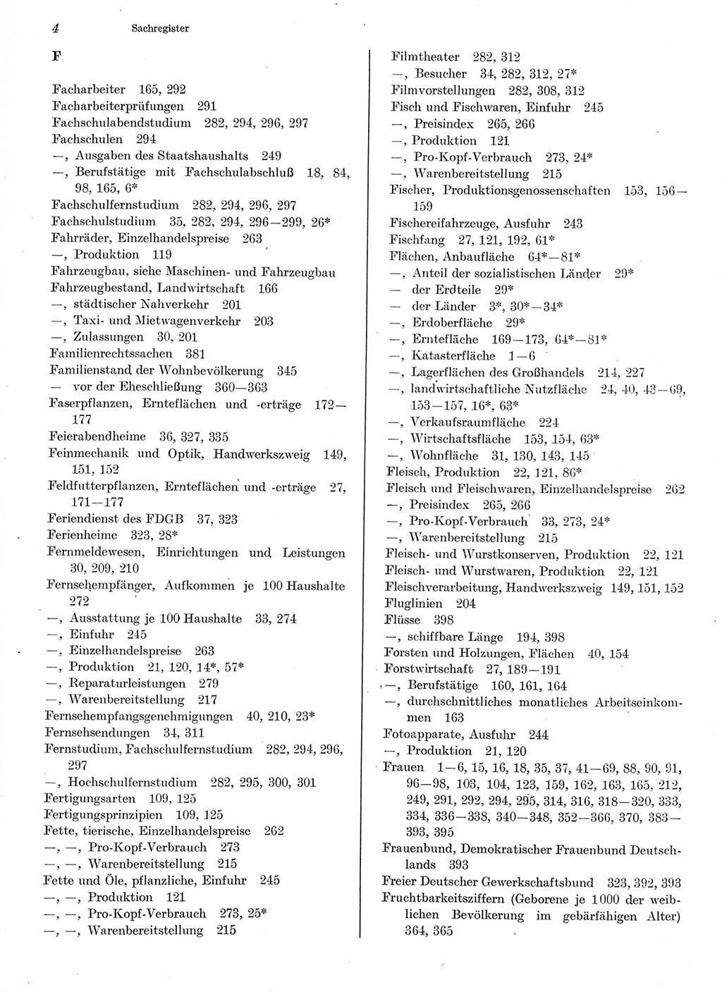 Statistisches Jahrbuch der Deutschen Demokratischen Republik (DDR) 1978, Seite 4 (Stat. Jb. DDR 1978, S. 4)