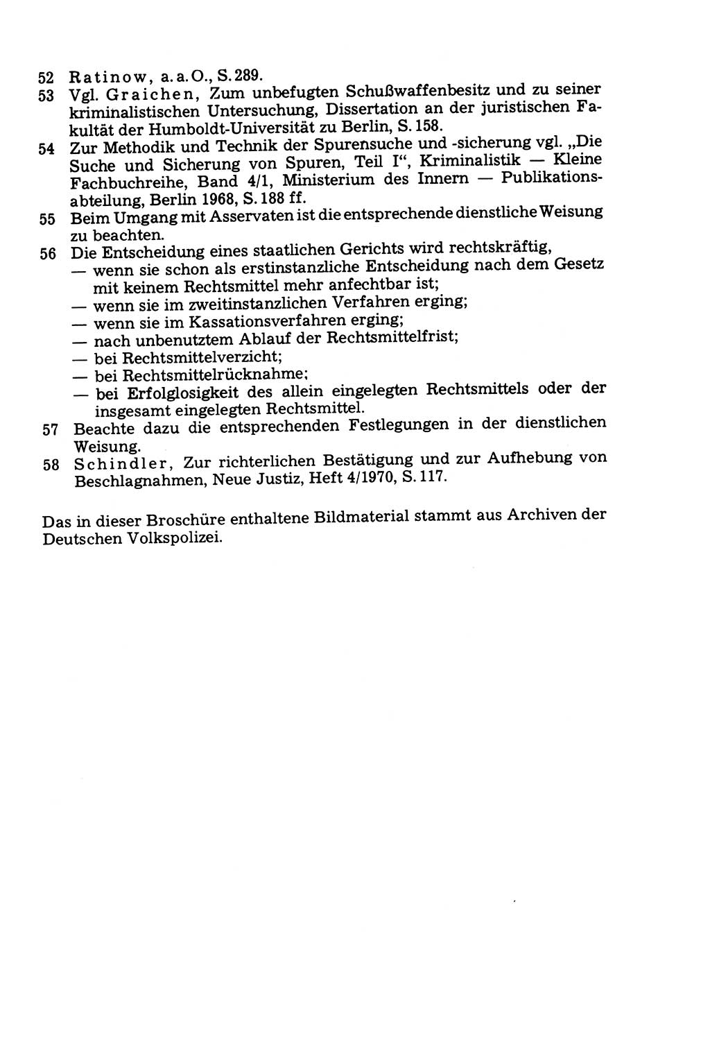 Die Durchsuchung und die Beschlagnahme [Deutsche Demokratische Republik (DDR)] 1979, Seite 135 (Durchs. Beschl. DDR 1979, S. 135)