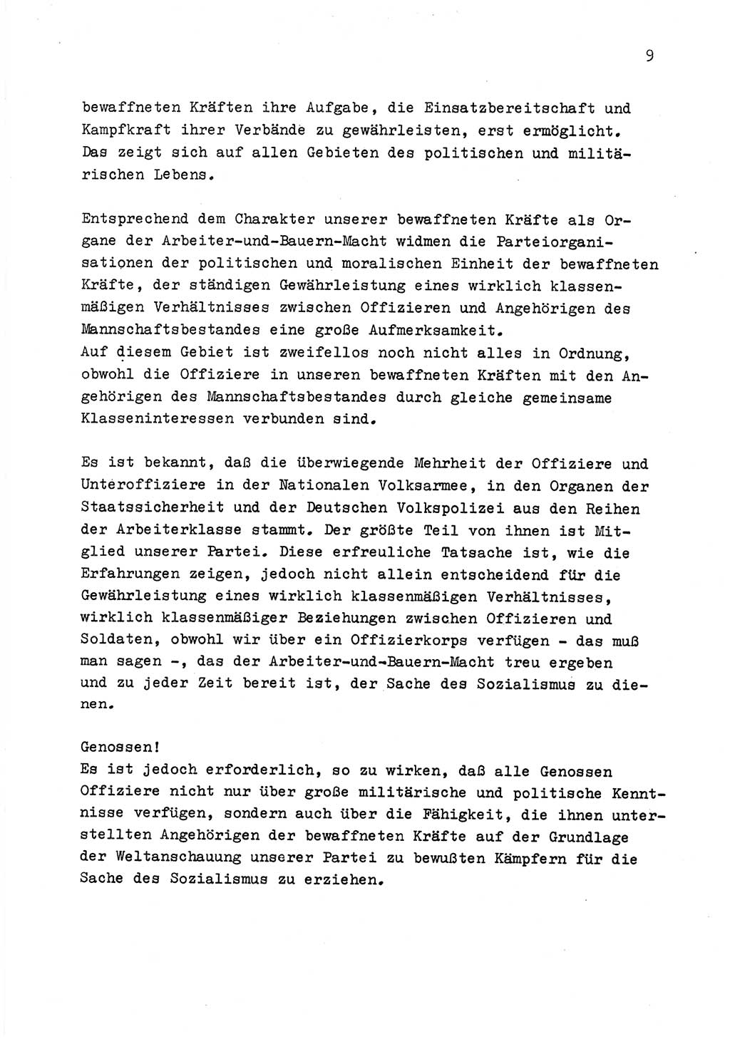 Zu Fragen der Parteiarbeit [Sozialistische Einheitspartei Deutschlands (SED) Deutsche Demokratische Republik (DDR)] 1979, Seite 9 (Fr. PA SED DDR 1979, S. 9)