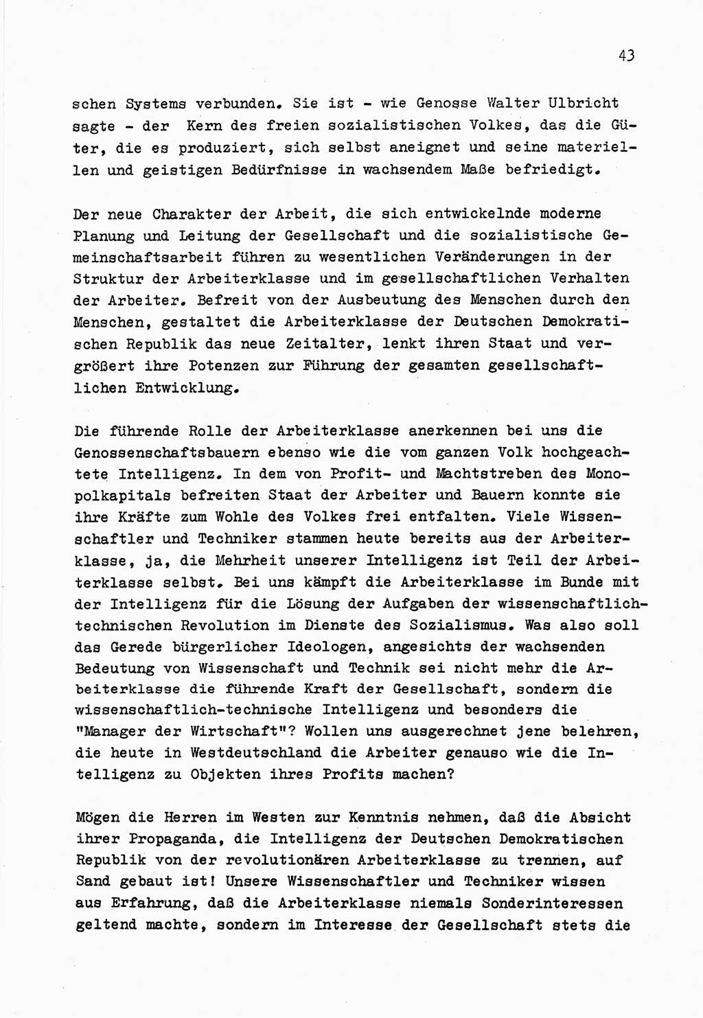 Zu Fragen der Parteiarbeit [Sozialistische Einheitspartei Deutschlands (SED) Deutsche Demokratische Republik (DDR)] 1979, Seite 43 (Fr. PA SED DDR 1979, S. 43)
