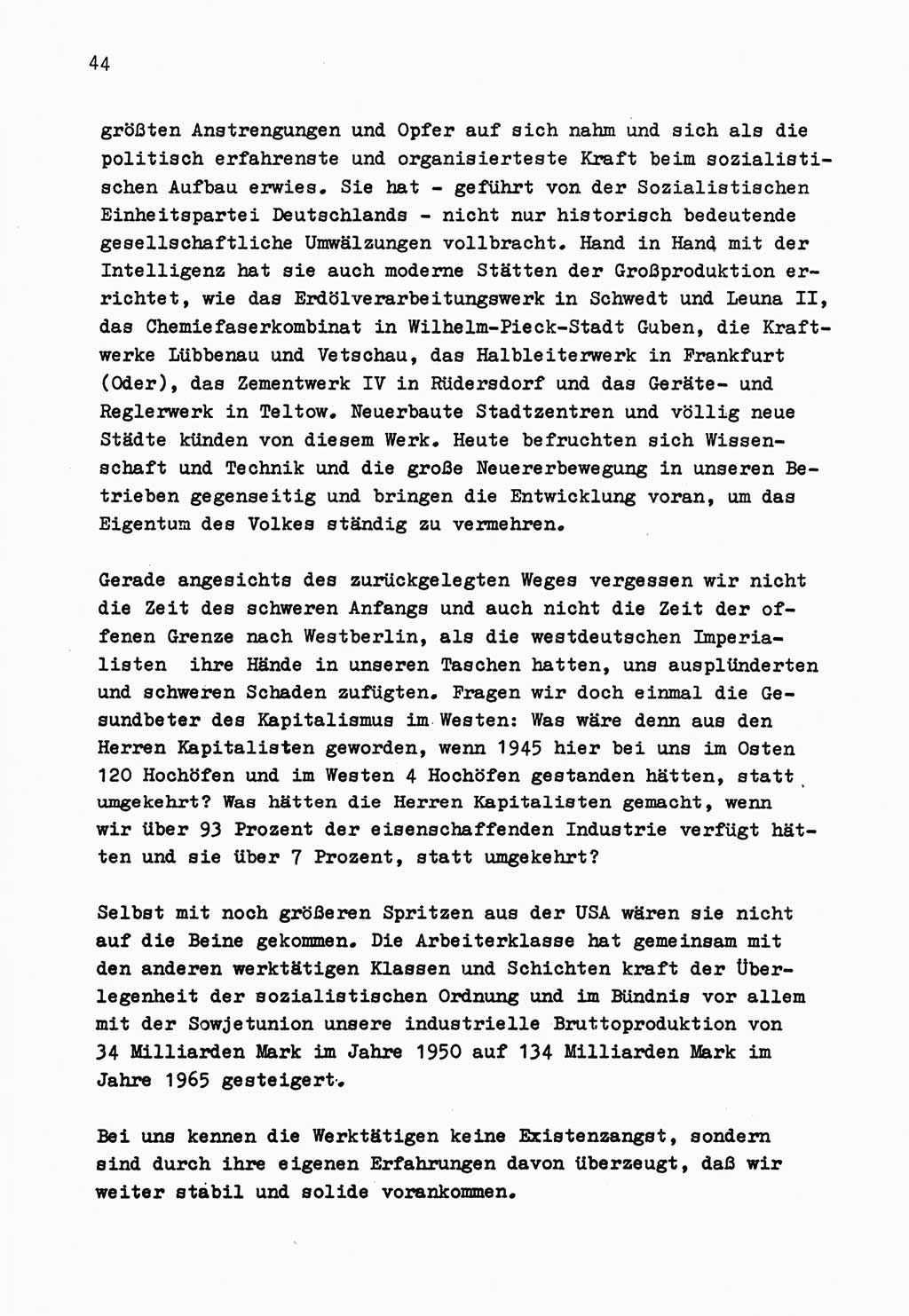 Zu Fragen der Parteiarbeit [Sozialistische Einheitspartei Deutschlands (SED) Deutsche Demokratische Republik (DDR)] 1979, Seite 44 (Fr. PA SED DDR 1979, S. 44)