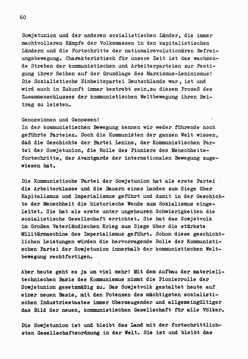 Zu Fragen der Parteiarbeit [Sozialistische Einheitspartei Deutschlands (SED) Deutsche Demokratische Republik (DDR)] 1979, Seite 60 (Fr. PA SED DDR 1979, S. 60)
