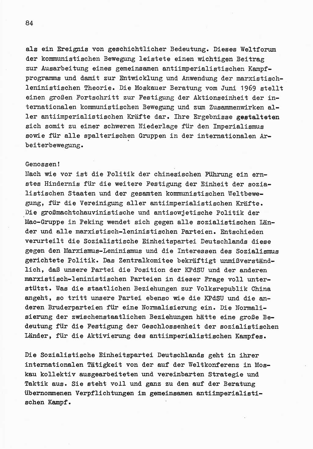 Zu Fragen der Parteiarbeit [Sozialistische Einheitspartei Deutschlands (SED) Deutsche Demokratische Republik (DDR)] 1979, Seite 84 (Fr. PA SED DDR 1979, S. 84)
