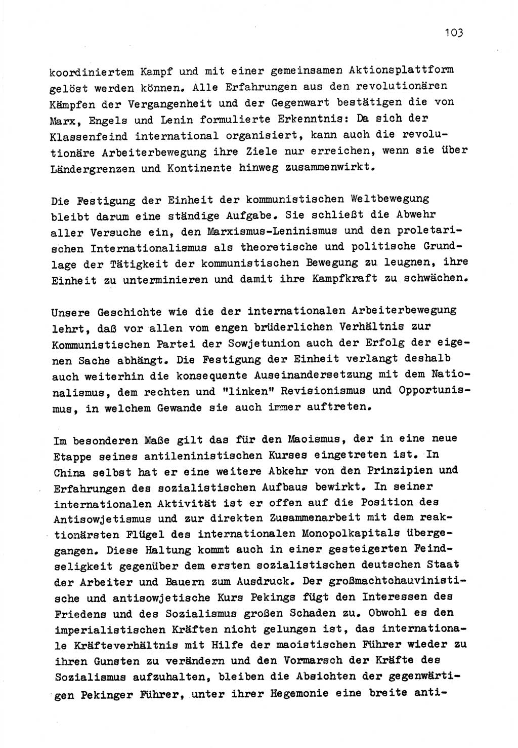 Zu Fragen der Parteiarbeit [Sozialistische Einheitspartei Deutschlands (SED) Deutsche Demokratische Republik (DDR)] 1979, Seite 103 (Fr. PA SED DDR 1979, S. 103)