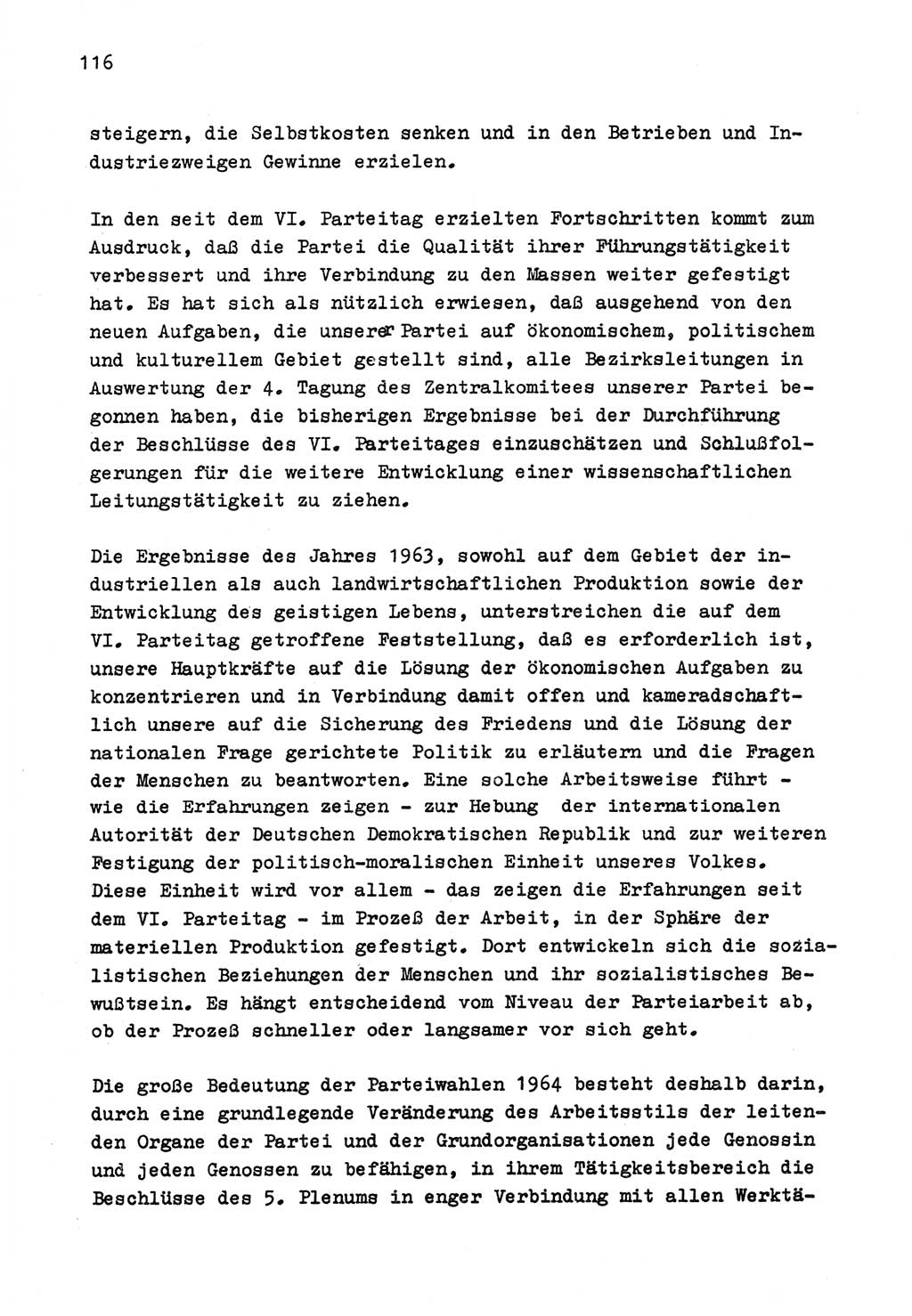 Zu Fragen der Parteiarbeit [Sozialistische Einheitspartei Deutschlands (SED) Deutsche Demokratische Republik (DDR)] 1979, Seite 116 (Fr. PA SED DDR 1979, S. 116)