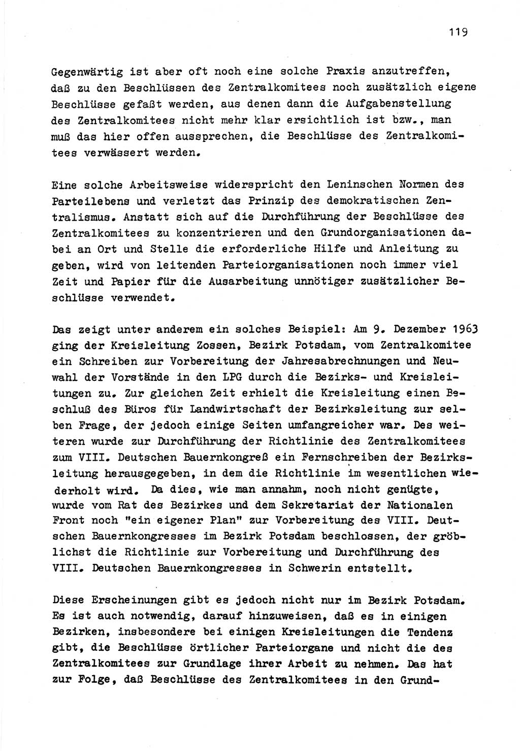 Zu Fragen der Parteiarbeit [Sozialistische Einheitspartei Deutschlands (SED) Deutsche Demokratische Republik (DDR)] 1979, Seite 119 (Fr. PA SED DDR 1979, S. 119)