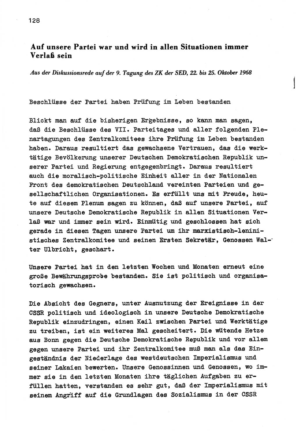 Zu Fragen der Parteiarbeit [Sozialistische Einheitspartei Deutschlands (SED) Deutsche Demokratische Republik (DDR)] 1979, Seite 128 (Fr. PA SED DDR 1979, S. 128)