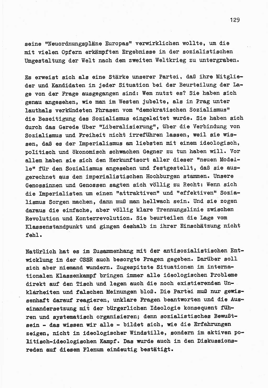 Zu Fragen der Parteiarbeit [Sozialistische Einheitspartei Deutschlands (SED) Deutsche Demokratische Republik (DDR)] 1979, Seite 129 (Fr. PA SED DDR 1979, S. 129)