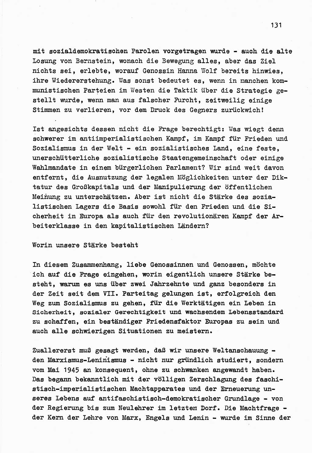 Zu Fragen der Parteiarbeit [Sozialistische Einheitspartei Deutschlands (SED) Deutsche Demokratische Republik (DDR)] 1979, Seite 131 (Fr. PA SED DDR 1979, S. 131)