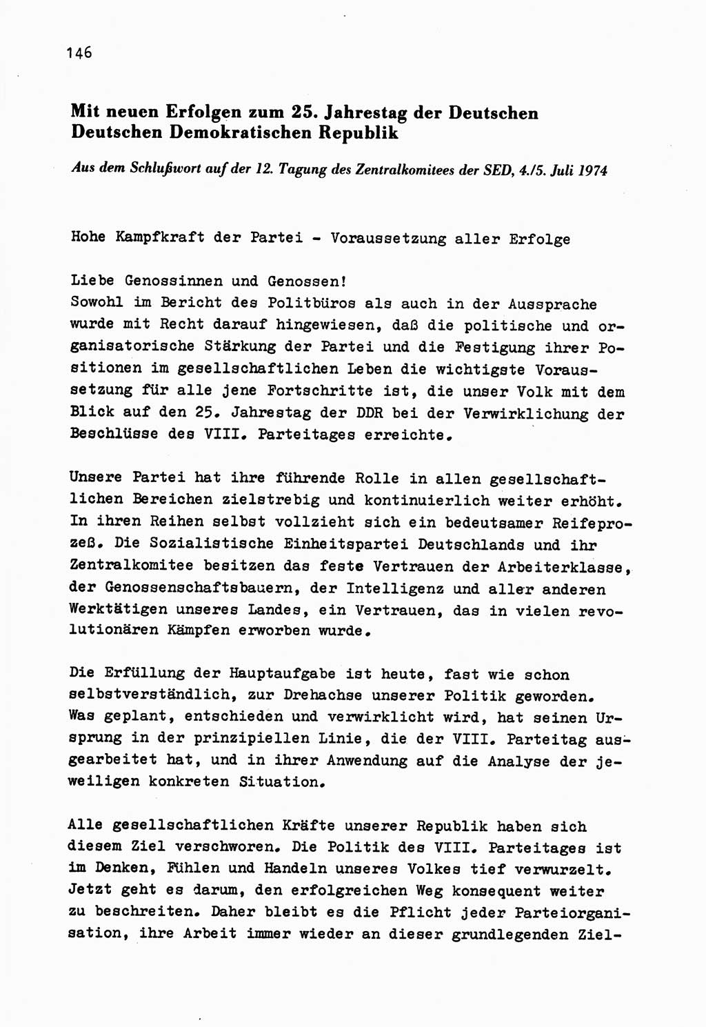 Zu Fragen der Parteiarbeit [Sozialistische Einheitspartei Deutschlands (SED) Deutsche Demokratische Republik (DDR)] 1979, Seite 146 (Fr. PA SED DDR 1979, S. 146)