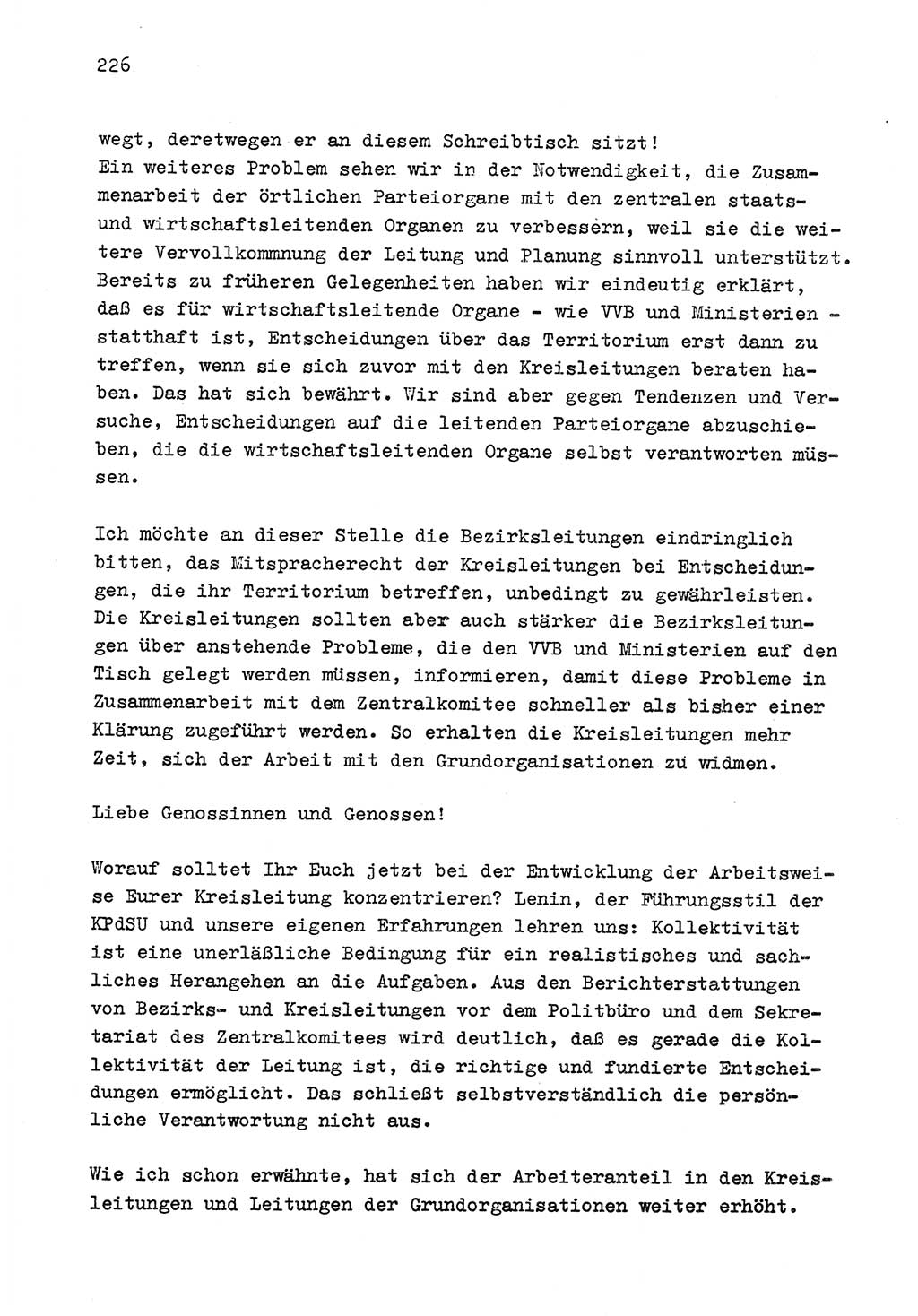 Zu Fragen der Parteiarbeit [Sozialistische Einheitspartei Deutschlands (SED) Deutsche Demokratische Republik (DDR)] 1979, Seite 226 (Fr. PA SED DDR 1979, S. 226)