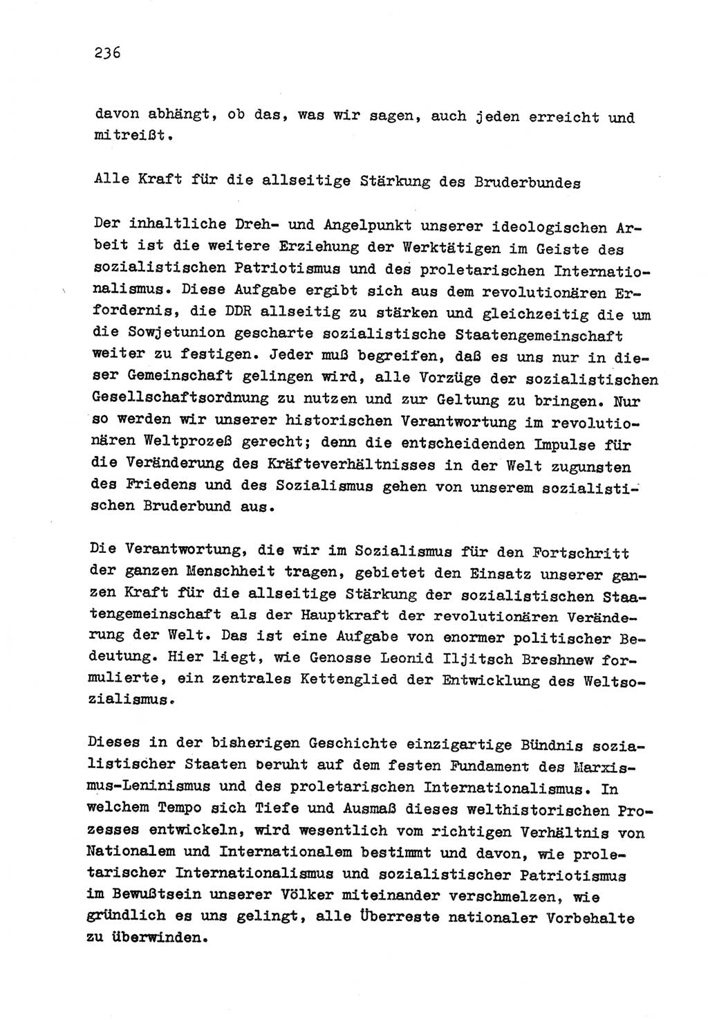 Zu Fragen der Parteiarbeit [Sozialistische Einheitspartei Deutschlands (SED) Deutsche Demokratische Republik (DDR)] 1979, Seite 236 (Fr. PA SED DDR 1979, S. 236)