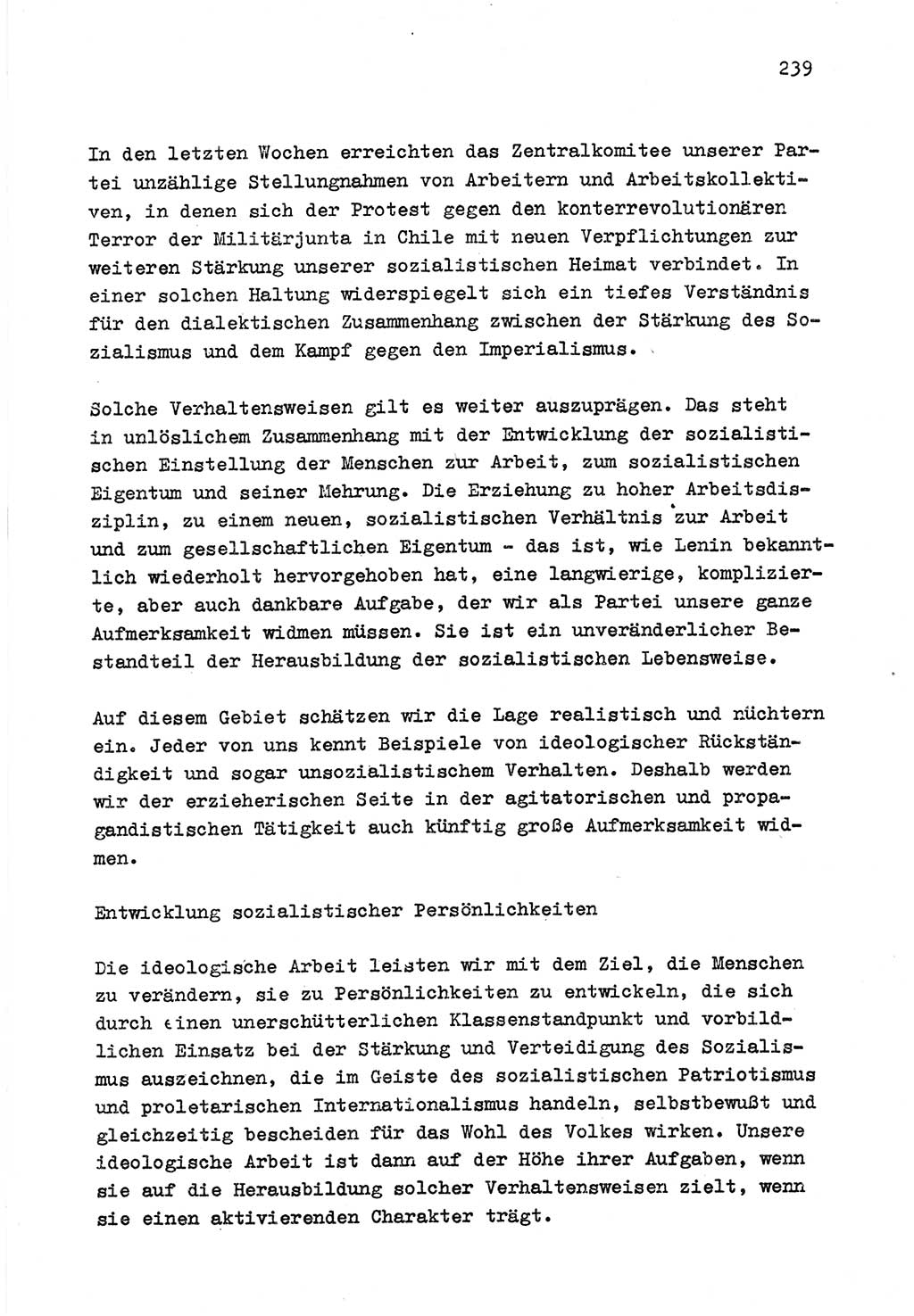 Zu Fragen der Parteiarbeit [Sozialistische Einheitspartei Deutschlands (SED) Deutsche Demokratische Republik (DDR)] 1979, Seite 239 (Fr. PA SED DDR 1979, S. 239)