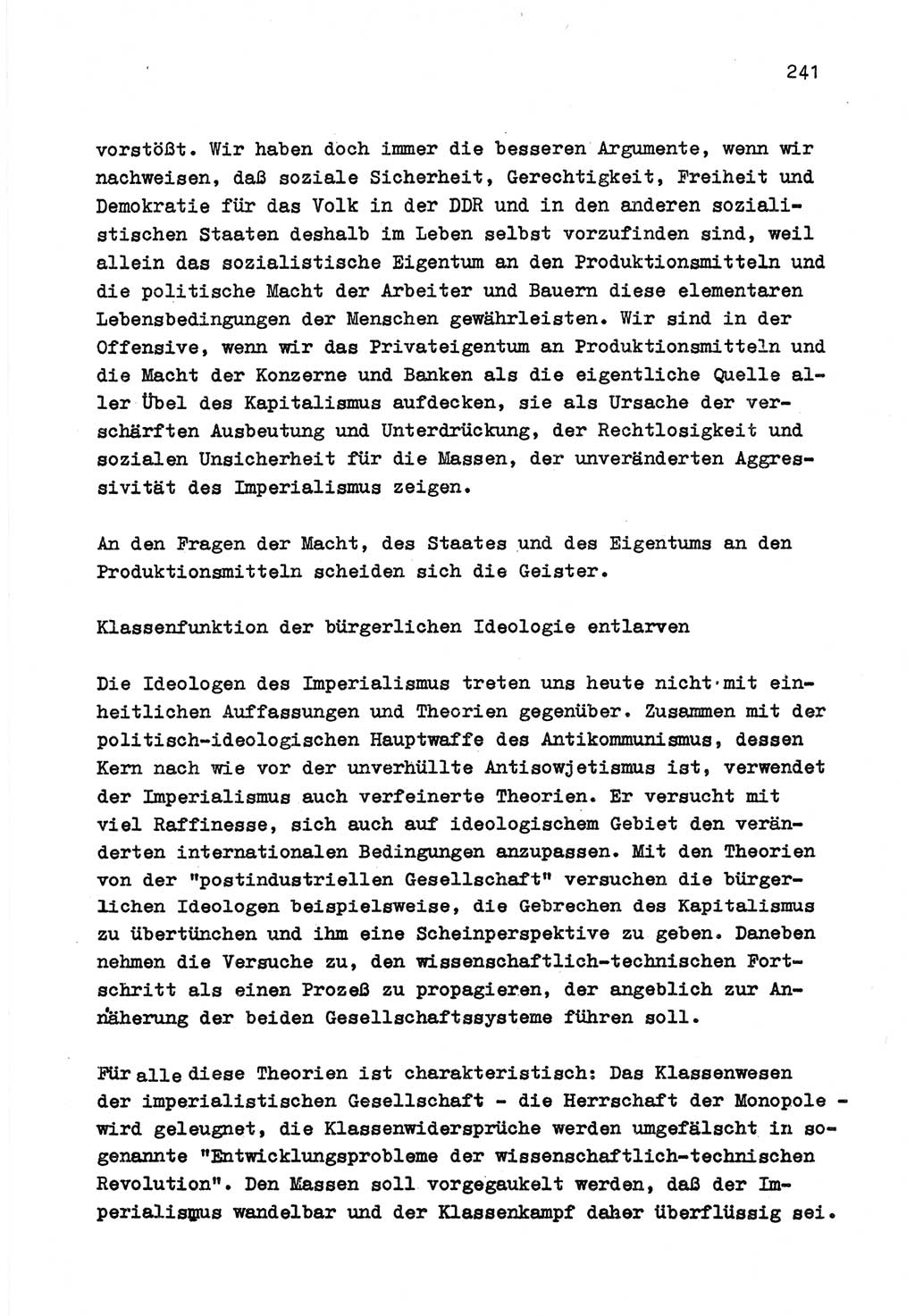 Zu Fragen der Parteiarbeit [Sozialistische Einheitspartei Deutschlands (SED) Deutsche Demokratische Republik (DDR)] 1979, Seite 241 (Fr. PA SED DDR 1979, S. 241)