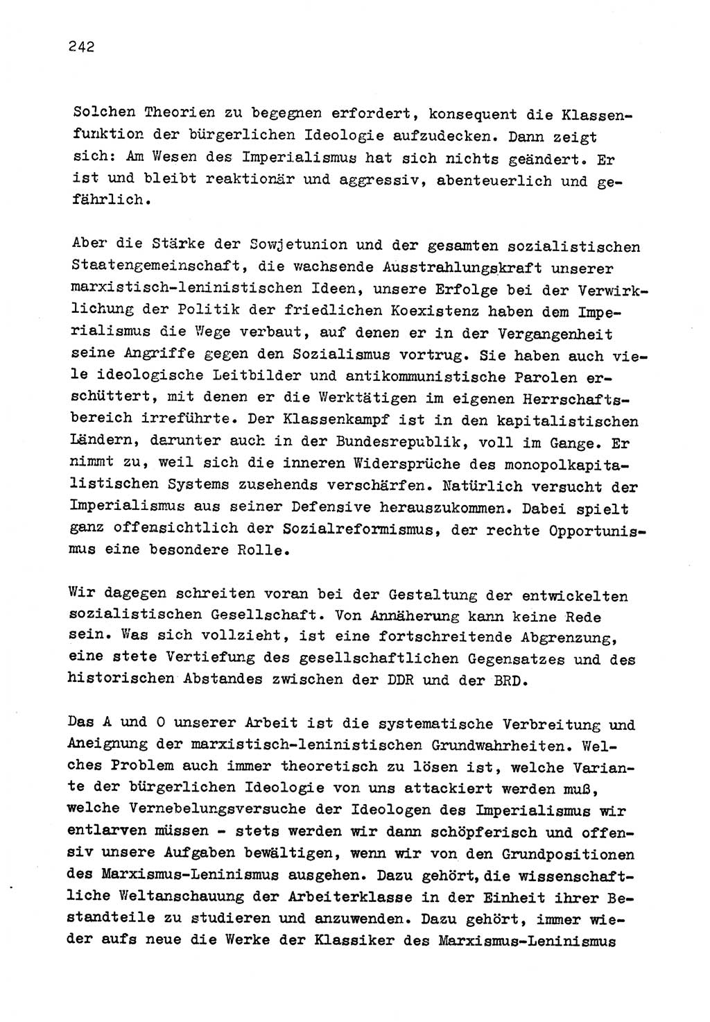 Zu Fragen der Parteiarbeit [Sozialistische Einheitspartei Deutschlands (SED) Deutsche Demokratische Republik (DDR)] 1979, Seite 242 (Fr. PA SED DDR 1979, S. 242)