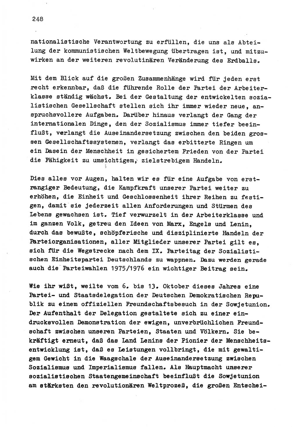 Zu Fragen der Parteiarbeit [Sozialistische Einheitspartei Deutschlands (SED) Deutsche Demokratische Republik (DDR)] 1979, Seite 248 (Fr. PA SED DDR 1979, S. 248)