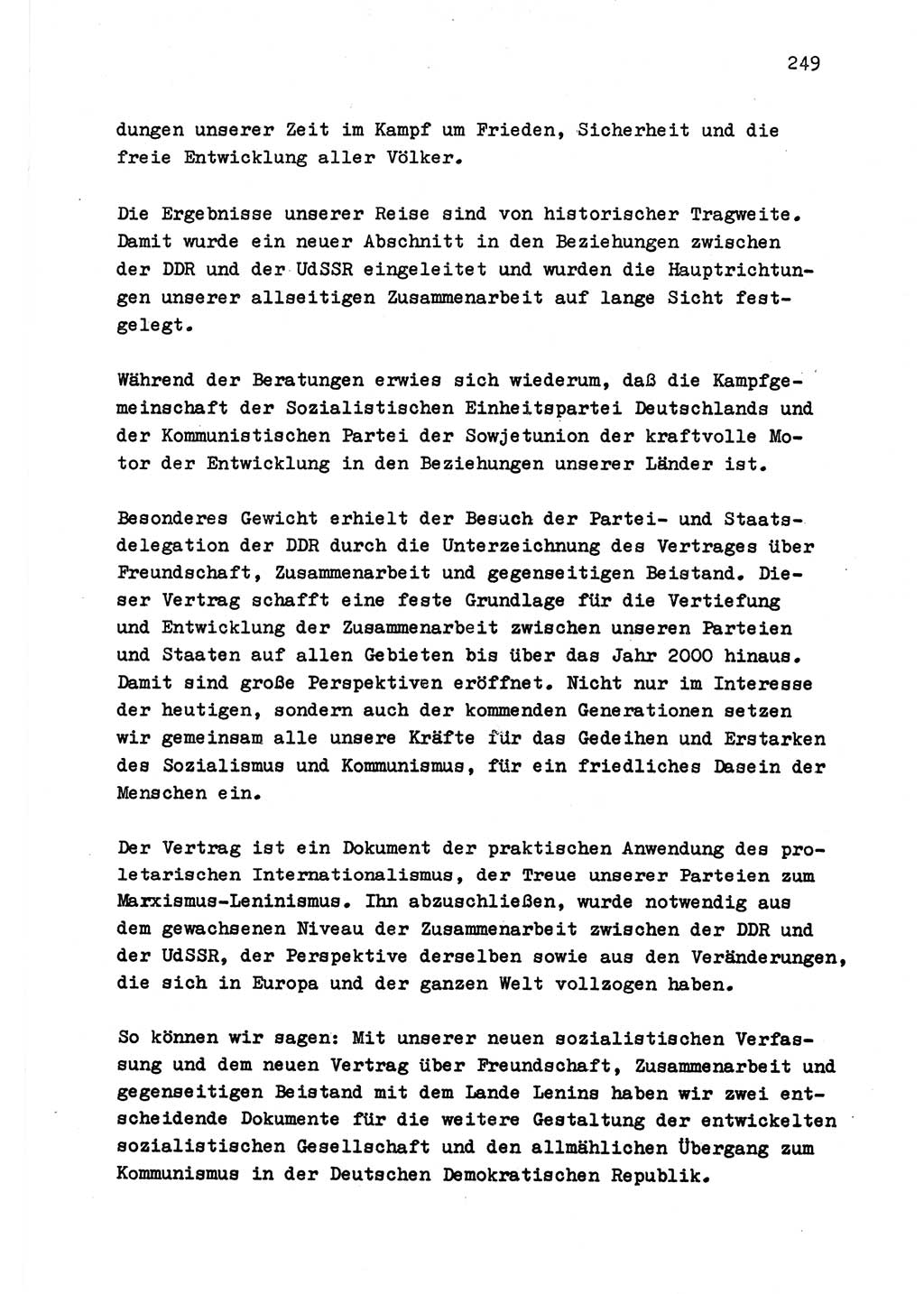 Zu Fragen der Parteiarbeit [Sozialistische Einheitspartei Deutschlands (SED) Deutsche Demokratische Republik (DDR)] 1979, Seite 249 (Fr. PA SED DDR 1979, S. 249)