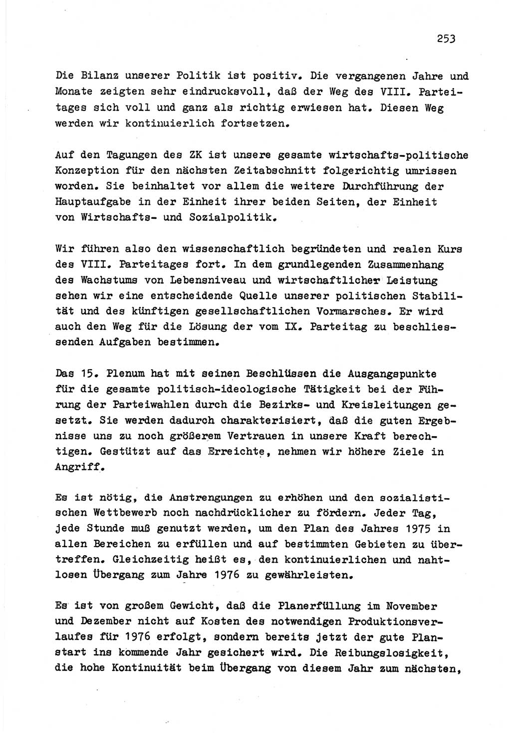 Zu Fragen der Parteiarbeit [Sozialistische Einheitspartei Deutschlands (SED) Deutsche Demokratische Republik (DDR)] 1979, Seite 253 (Fr. PA SED DDR 1979, S. 253)