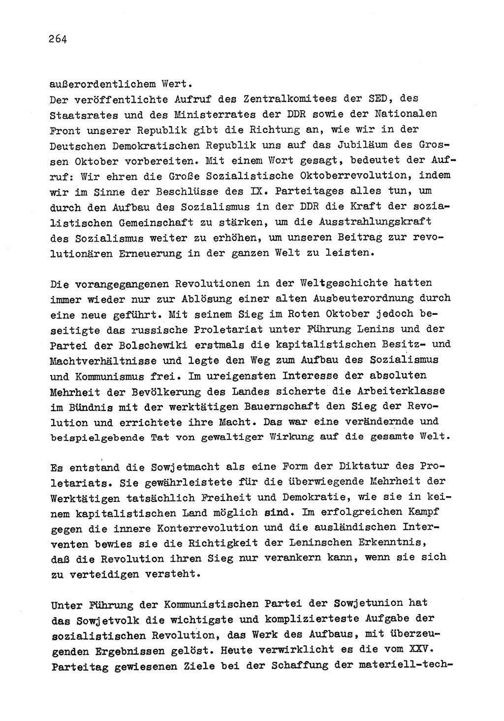 Zu Fragen der Parteiarbeit [Sozialistische Einheitspartei Deutschlands (SED) Deutsche Demokratische Republik (DDR)] 1979, Seite 264 (Fr. PA SED DDR 1979, S. 264)