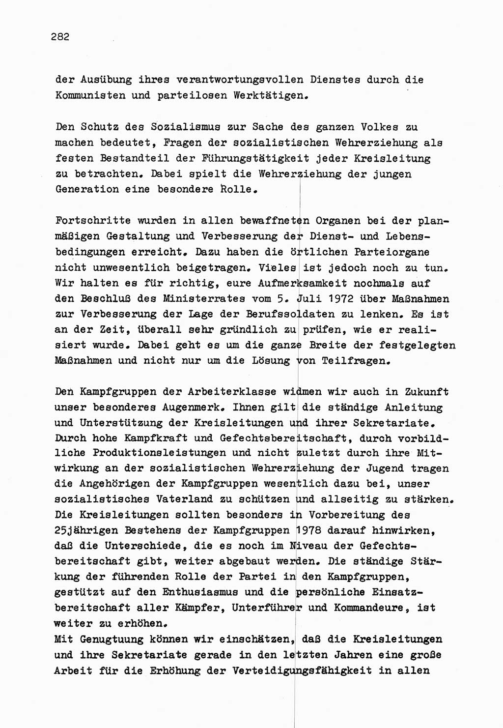 Zu Fragen der Parteiarbeit [Sozialistische Einheitspartei Deutschlands (SED) Deutsche Demokratische Republik (DDR)] 1979, Seite 282 (Fr. PA SED DDR 1979, S. 282)