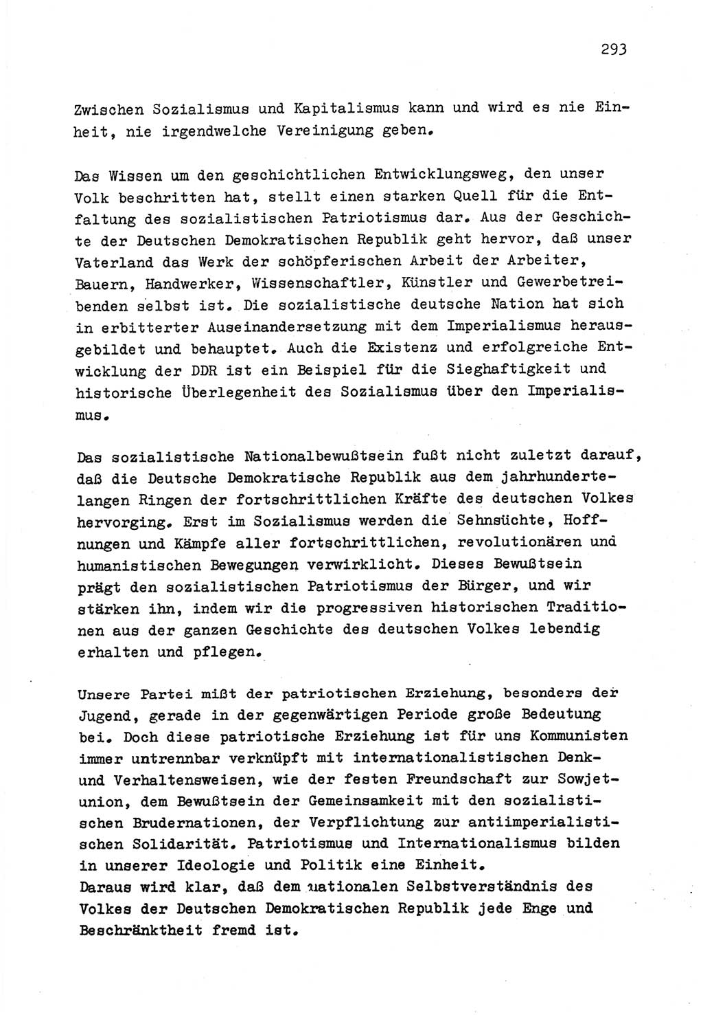 Zu Fragen der Parteiarbeit [Sozialistische Einheitspartei Deutschlands (SED) Deutsche Demokratische Republik (DDR)] 1979, Seite 293 (Fr. PA SED DDR 1979, S. 293)