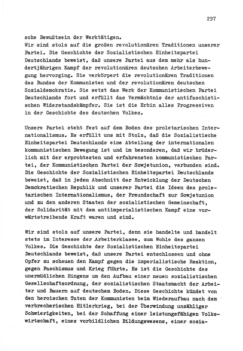 Zu Fragen der Parteiarbeit [Sozialistische Einheitspartei Deutschlands (SED) Deutsche Demokratische Republik (DDR)] 1979, Seite 297 (Fr. PA SED DDR 1979, S. 297)