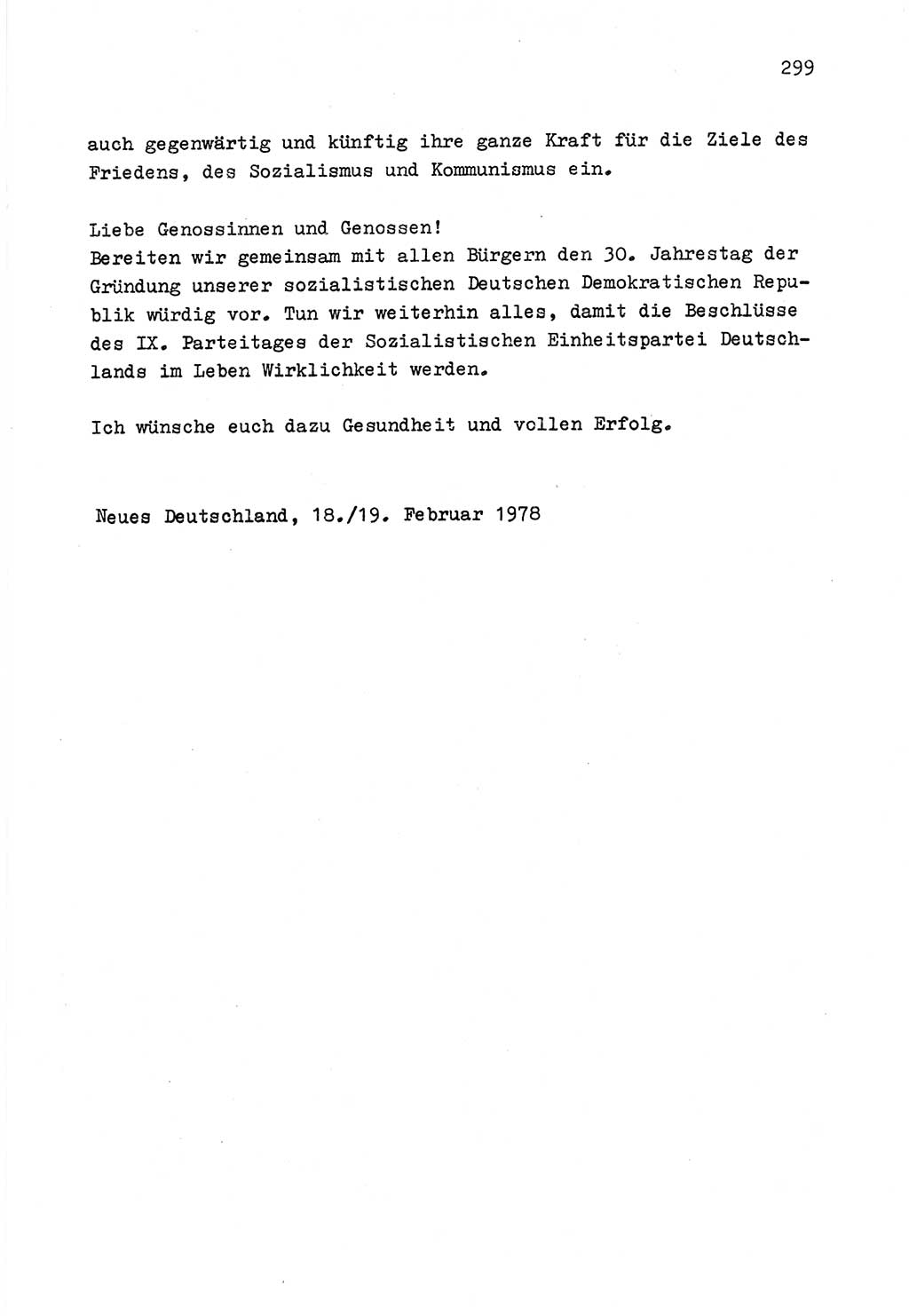 Zu Fragen der Parteiarbeit [Sozialistische Einheitspartei Deutschlands (SED) Deutsche Demokratische Republik (DDR)] 1979, Seite 299 (Fr. PA SED DDR 1979, S. 299)