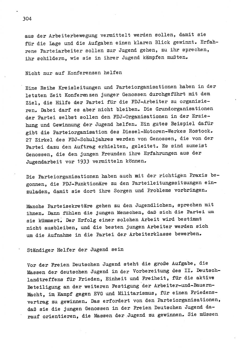 Zu Fragen der Parteiarbeit [Sozialistische Einheitspartei Deutschlands (SED) Deutsche Demokratische Republik (DDR)] 1979, Seite 304 (Fr. PA SED DDR 1979, S. 304)
