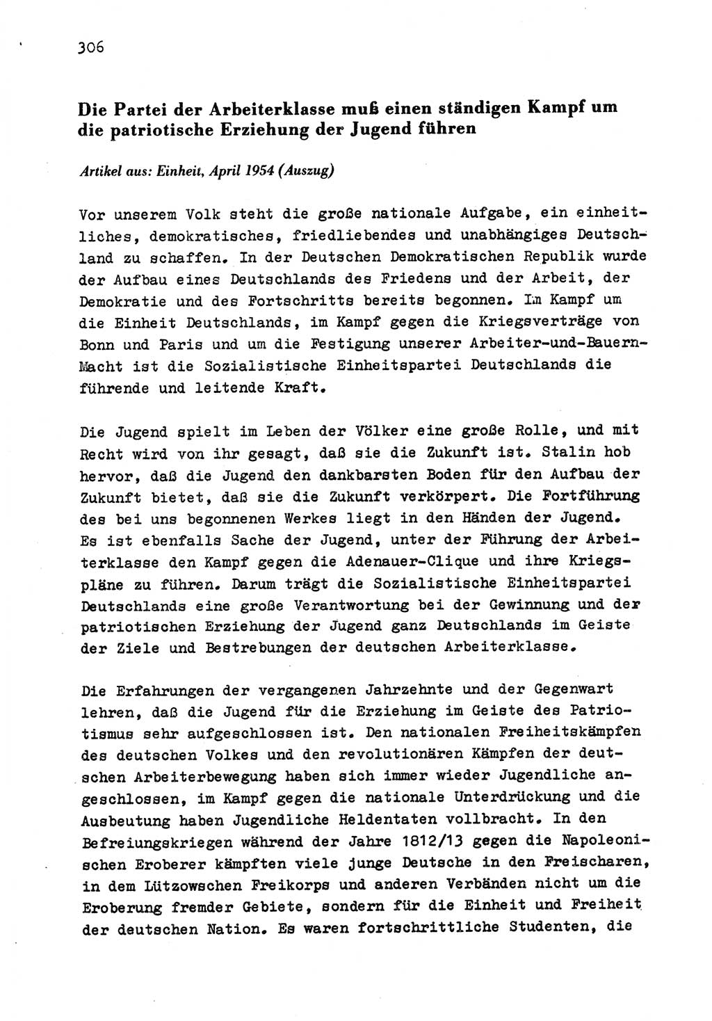 Zu Fragen der Parteiarbeit [Sozialistische Einheitspartei Deutschlands (SED) Deutsche Demokratische Republik (DDR)] 1979, Seite 306 (Fr. PA SED DDR 1979, S. 306)
