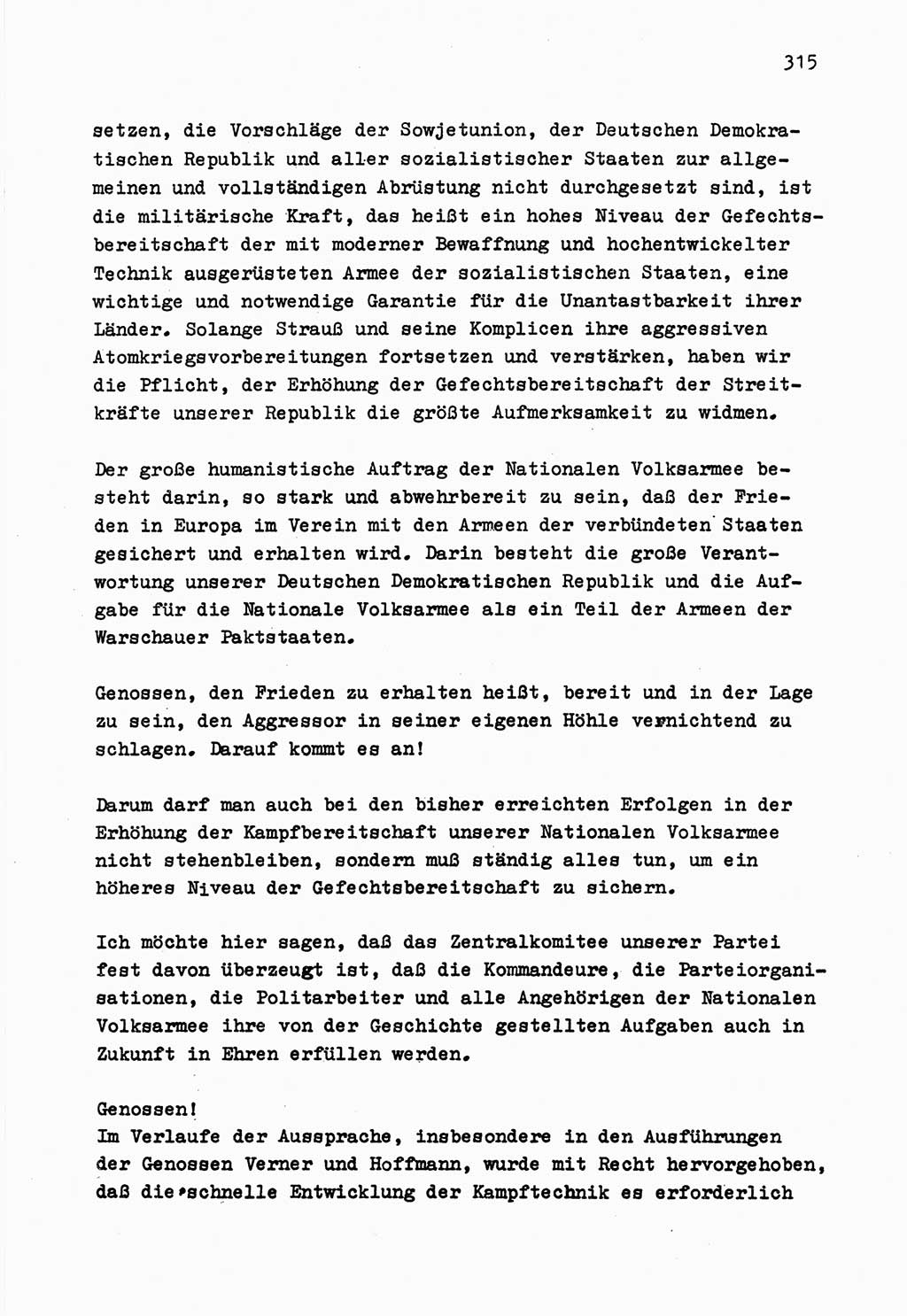 Zu Fragen der Parteiarbeit [Sozialistische Einheitspartei Deutschlands (SED) Deutsche Demokratische Republik (DDR)] 1979, Seite 315 (Fr. PA SED DDR 1979, S. 315)