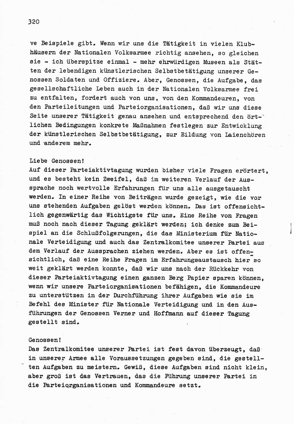 Zu Fragen der Parteiarbeit [Sozialistische Einheitspartei Deutschlands (SED) Deutsche Demokratische Republik (DDR)] 1979, Seite 320 (Fr. PA SED DDR 1979, S. 320)